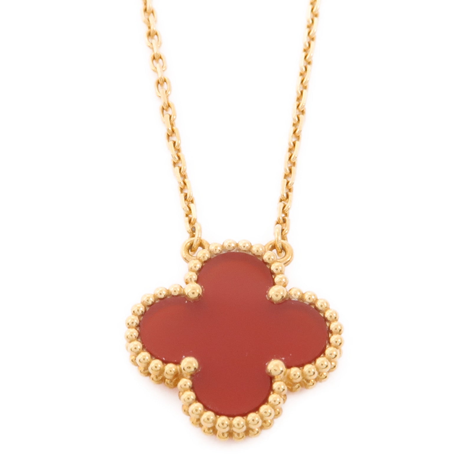 Van Cleef & Arpels 18K黃金Vintage Alhambra項鍊