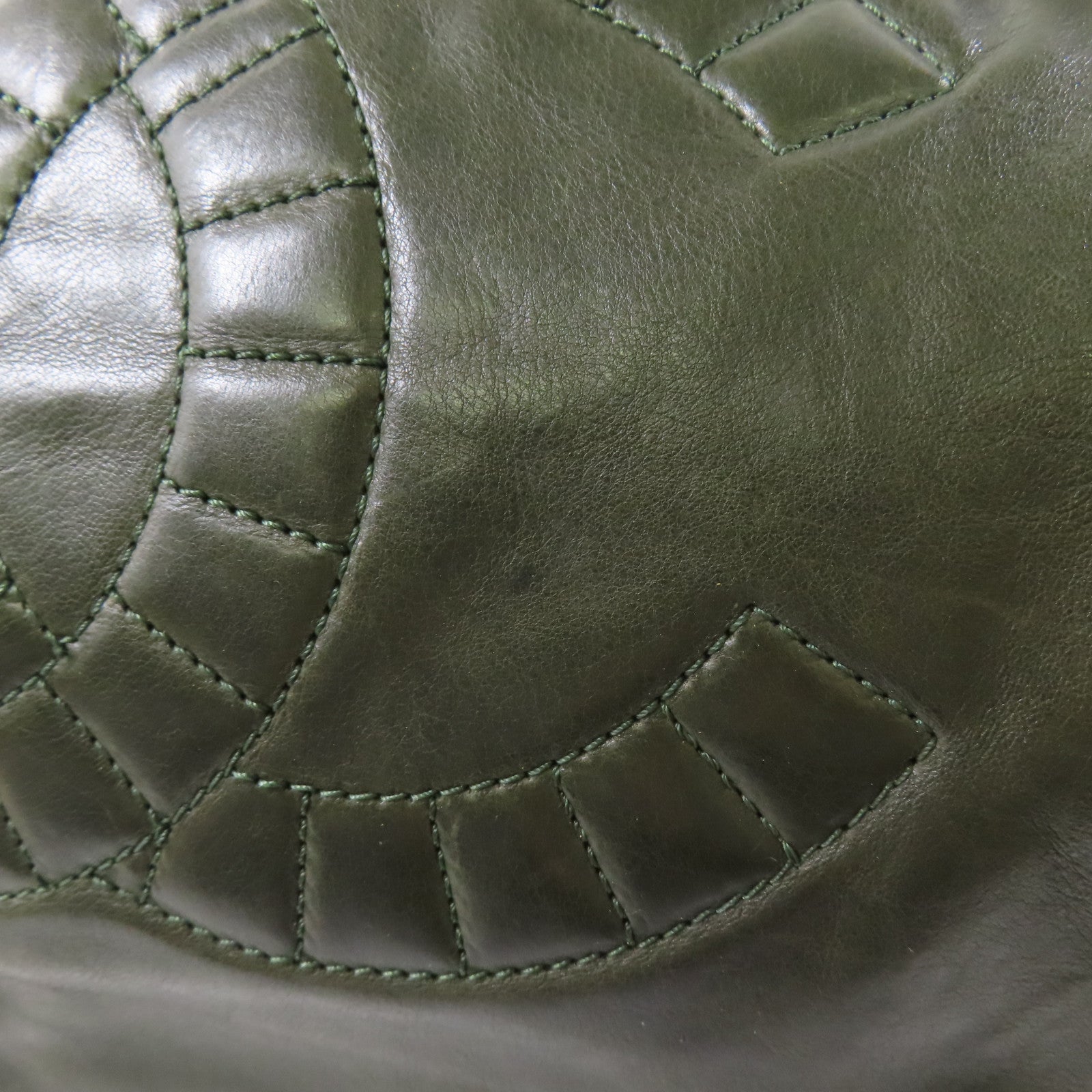 CHANEL 牛皮皮革Tote Bag銀扣鏈帶手挽袋