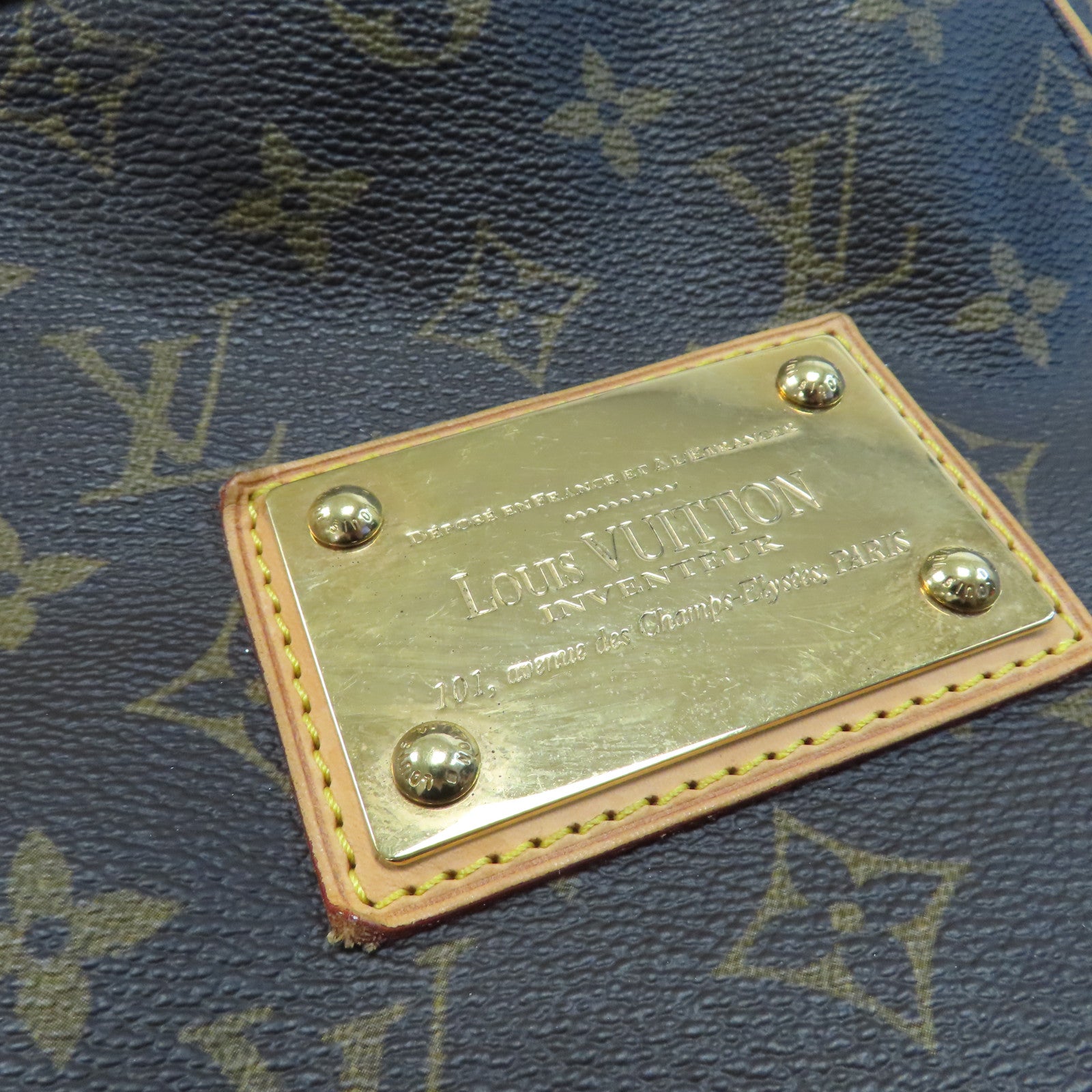 LOUIS VUITTON 【激減優惠】Monogram Galliera PM金扣肩背袋啡色