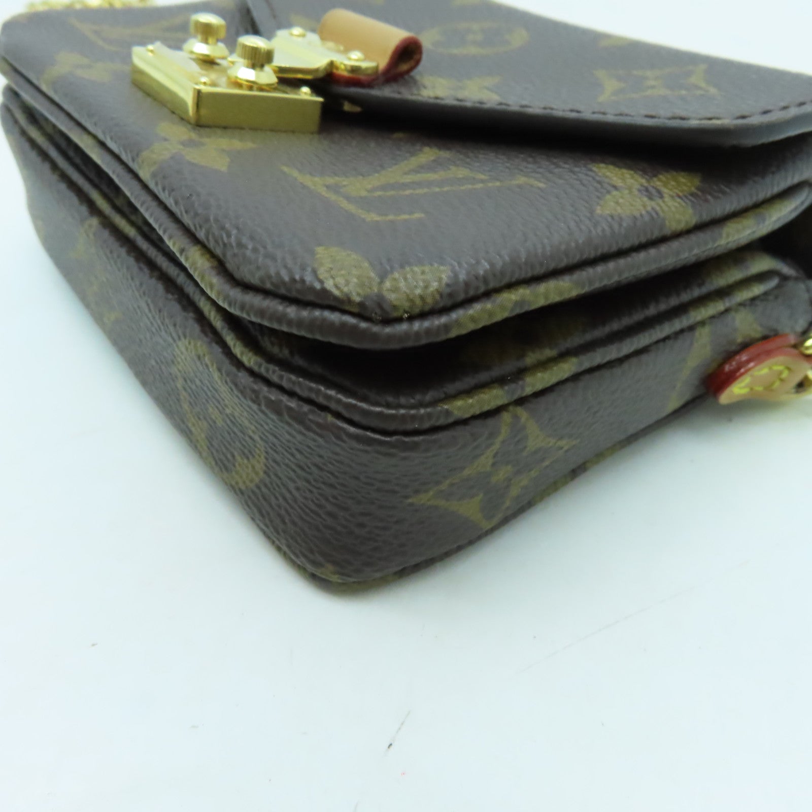 LOUIS VUITTON 【激減優惠】Monogram Micro Metis金扣手挽肩背兩用袋啡色
