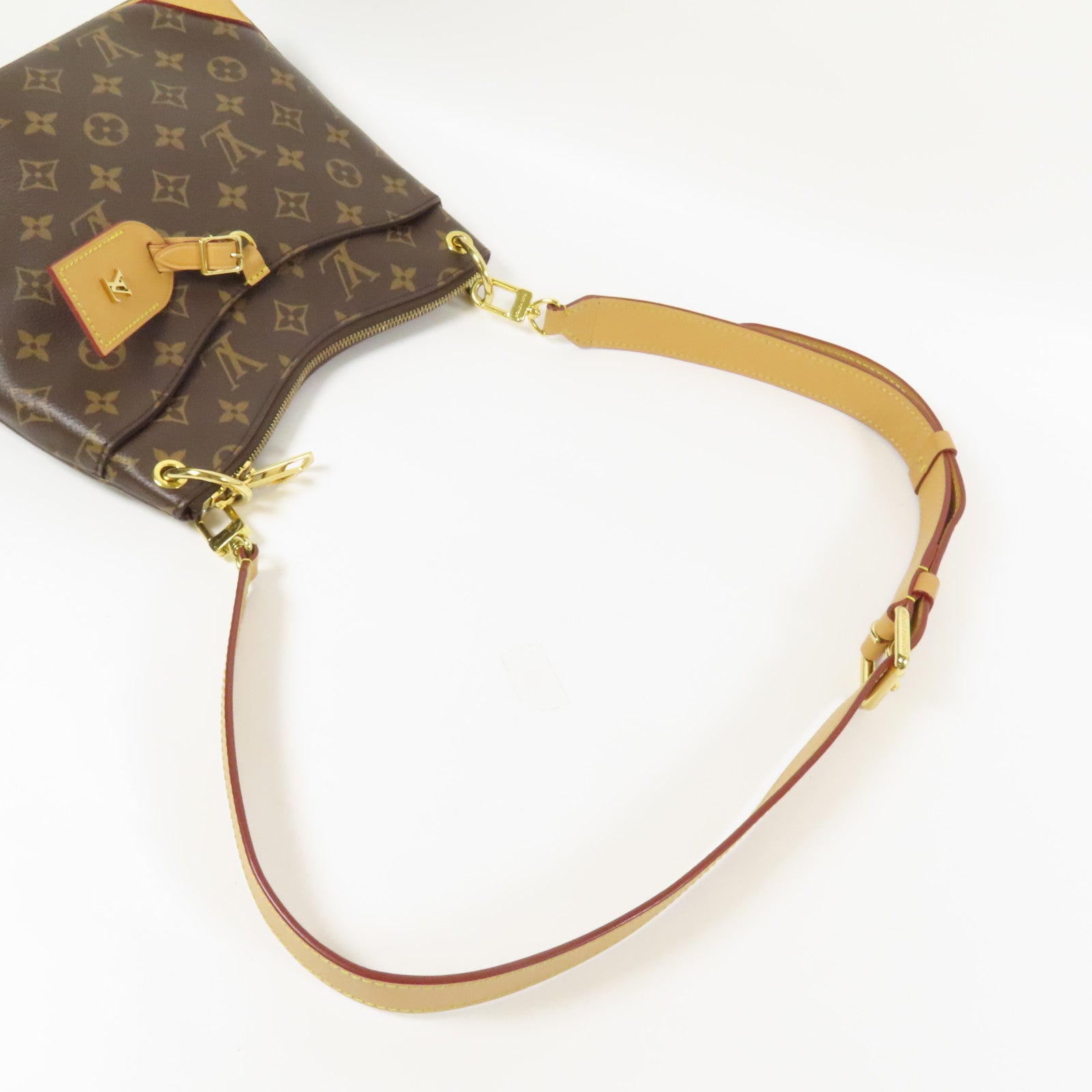 LOUIS VUITTON Monogram Odeon PM金扣手挽袋