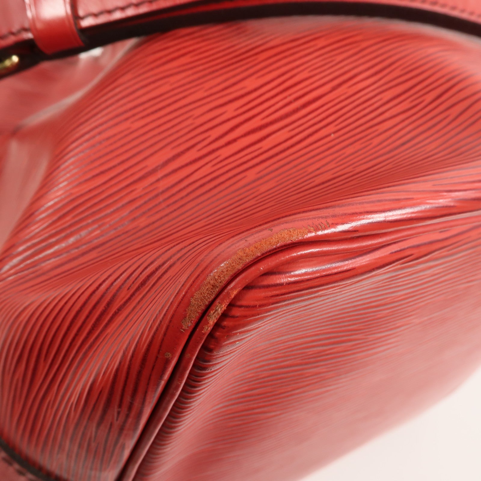 LOUIS VUITTON Epi Petit Noe肩背袋紅色