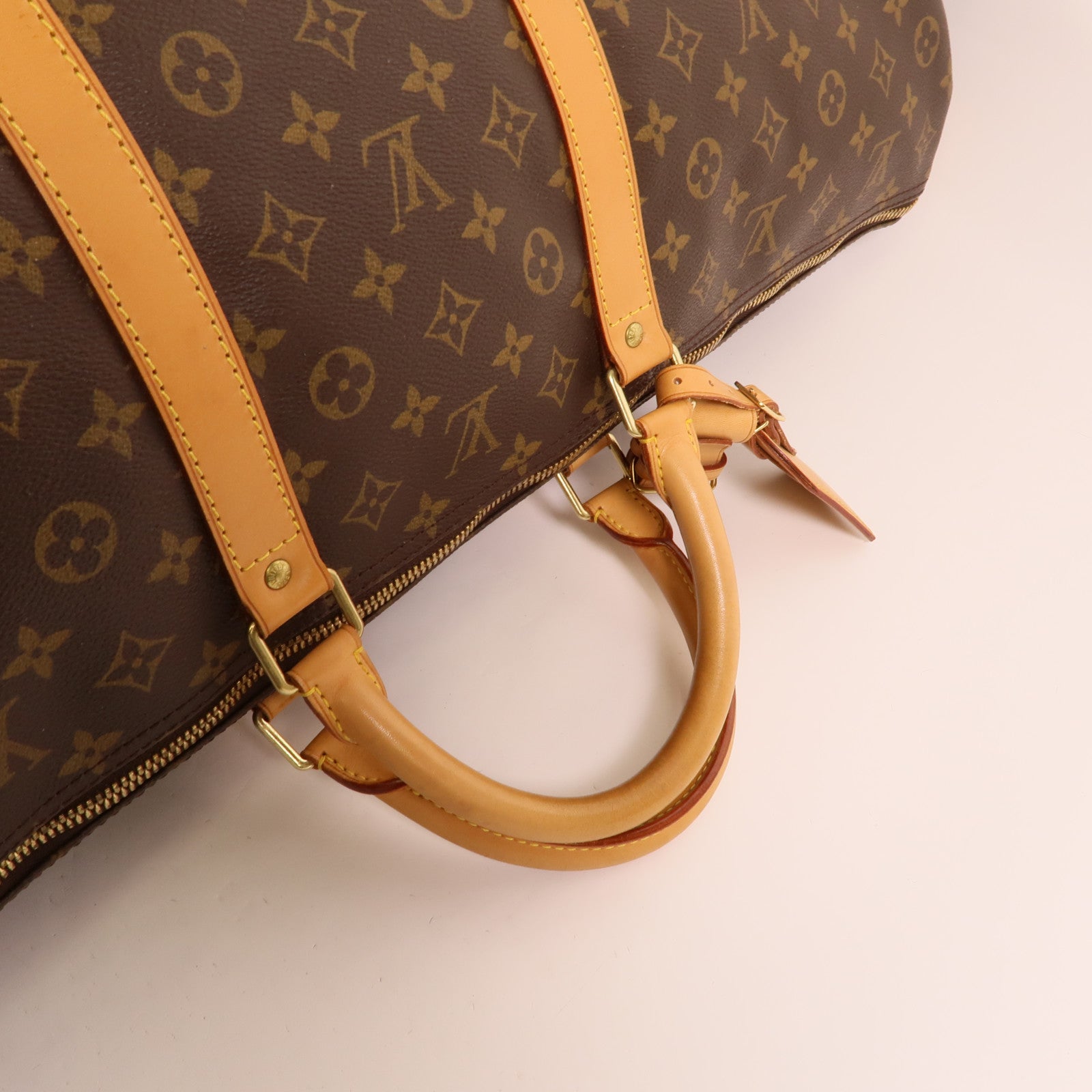 LOUIS VUITTON Monogram Keepall 60金扣手挽袋