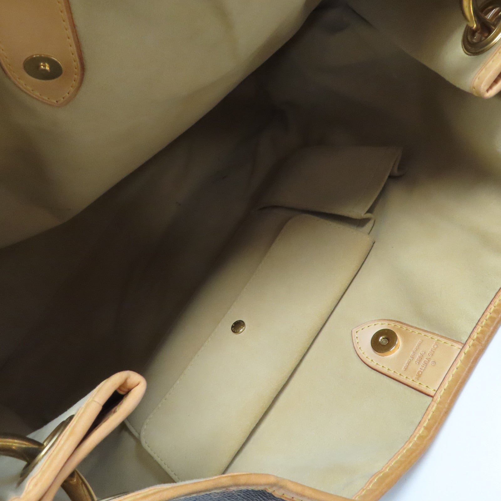 LOUIS VUITTON 【激減優惠】Monogram Galliera PM金扣肩背袋啡色