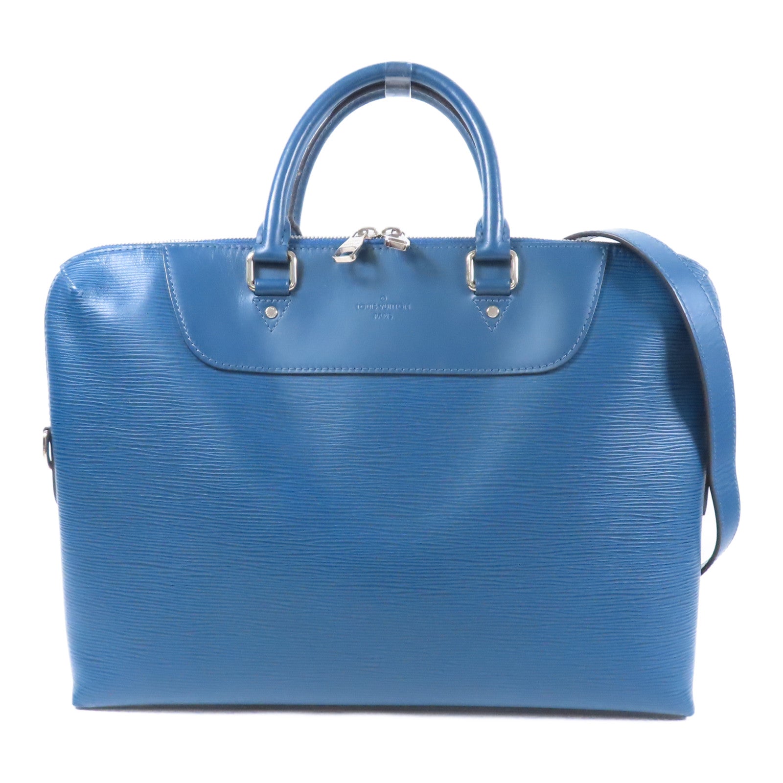 LOUIS VUITTON 【激減優惠】Epi Porte Documents Jour銀扣手挽肩背兩用袋