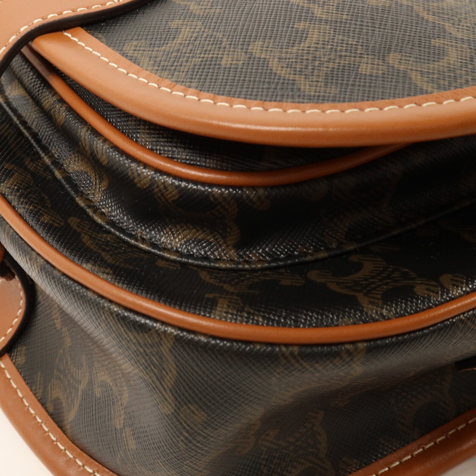 CELINE 塗層帆布Medium Folco肩背袋