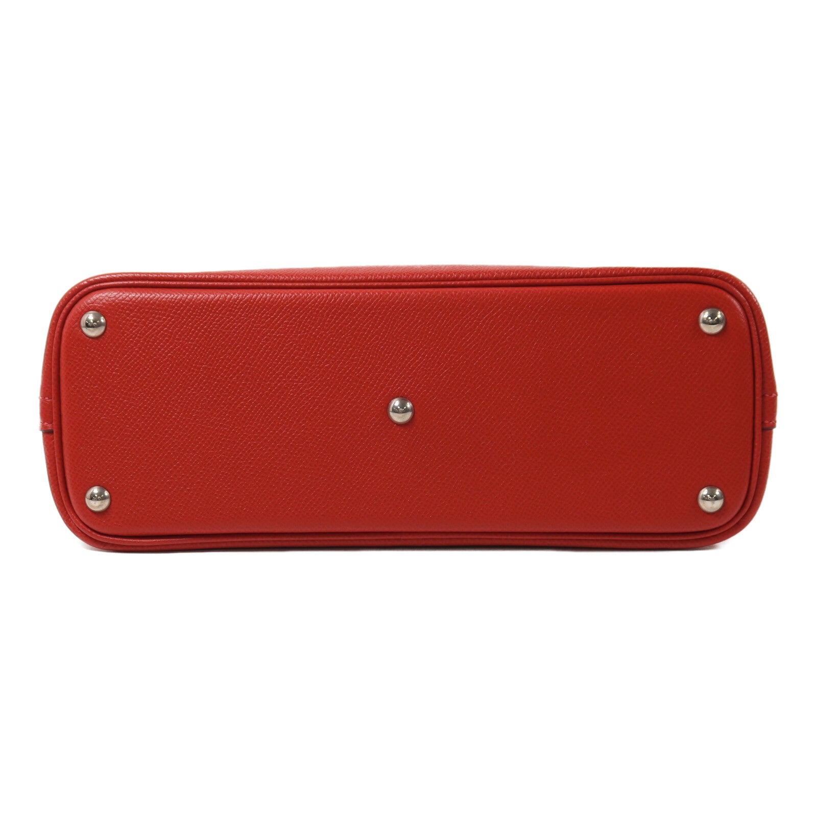 HERMES 【激減優惠】Epsom皮革Bolide 27銀扣手挽袋Rouge Casaque