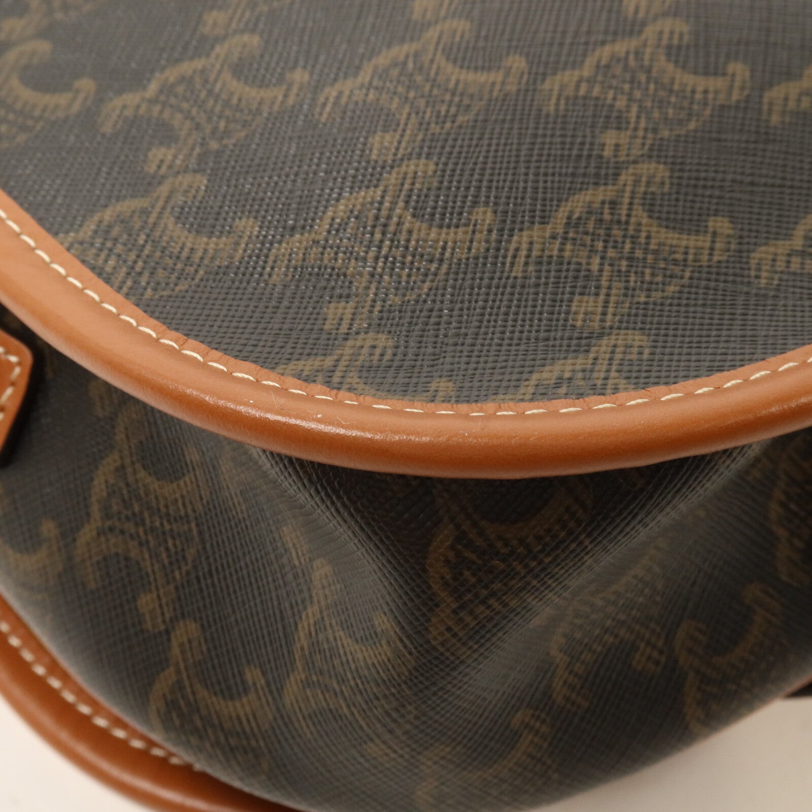 CELINE 塗層帆布Medium Folco肩背袋