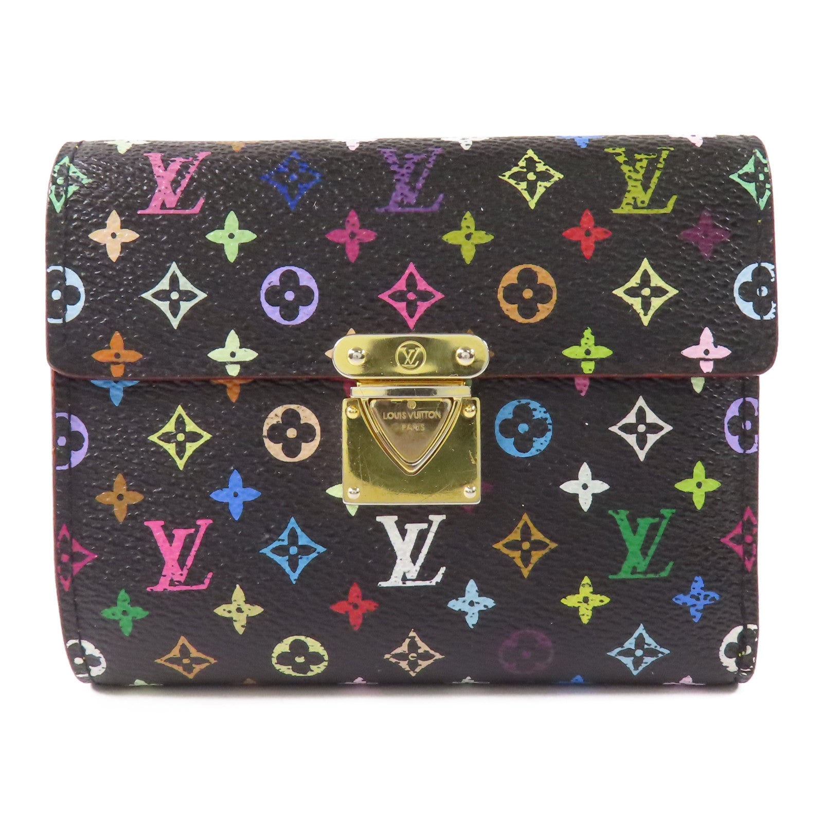 LOUIS VUITTON Monogram Multicolore Wallet金扣錢包