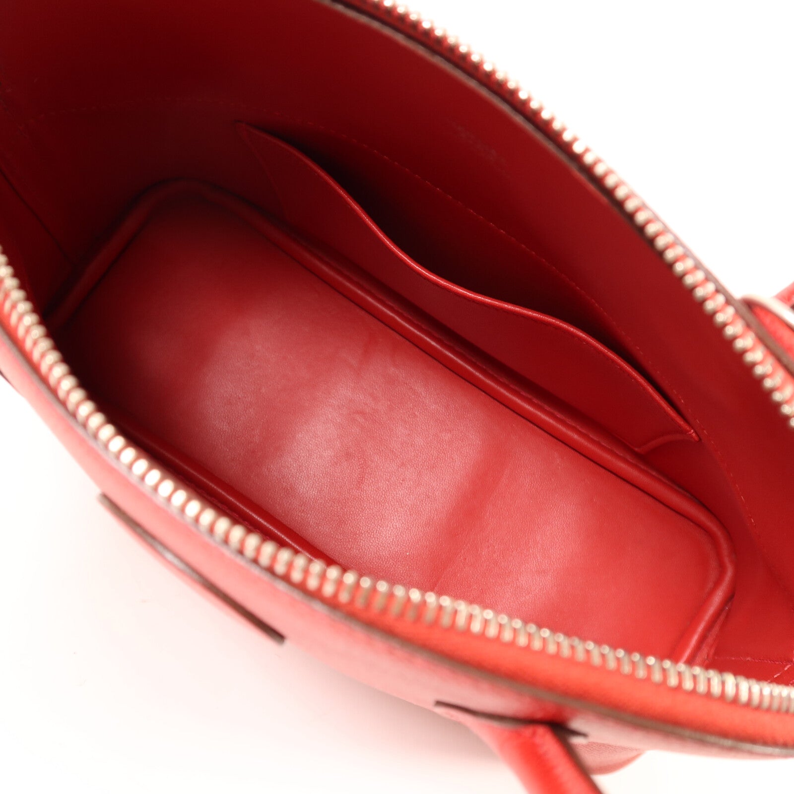 HERMES 【激減優惠】Epsom皮革Bolide 27銀扣手挽袋Rouge Casaque