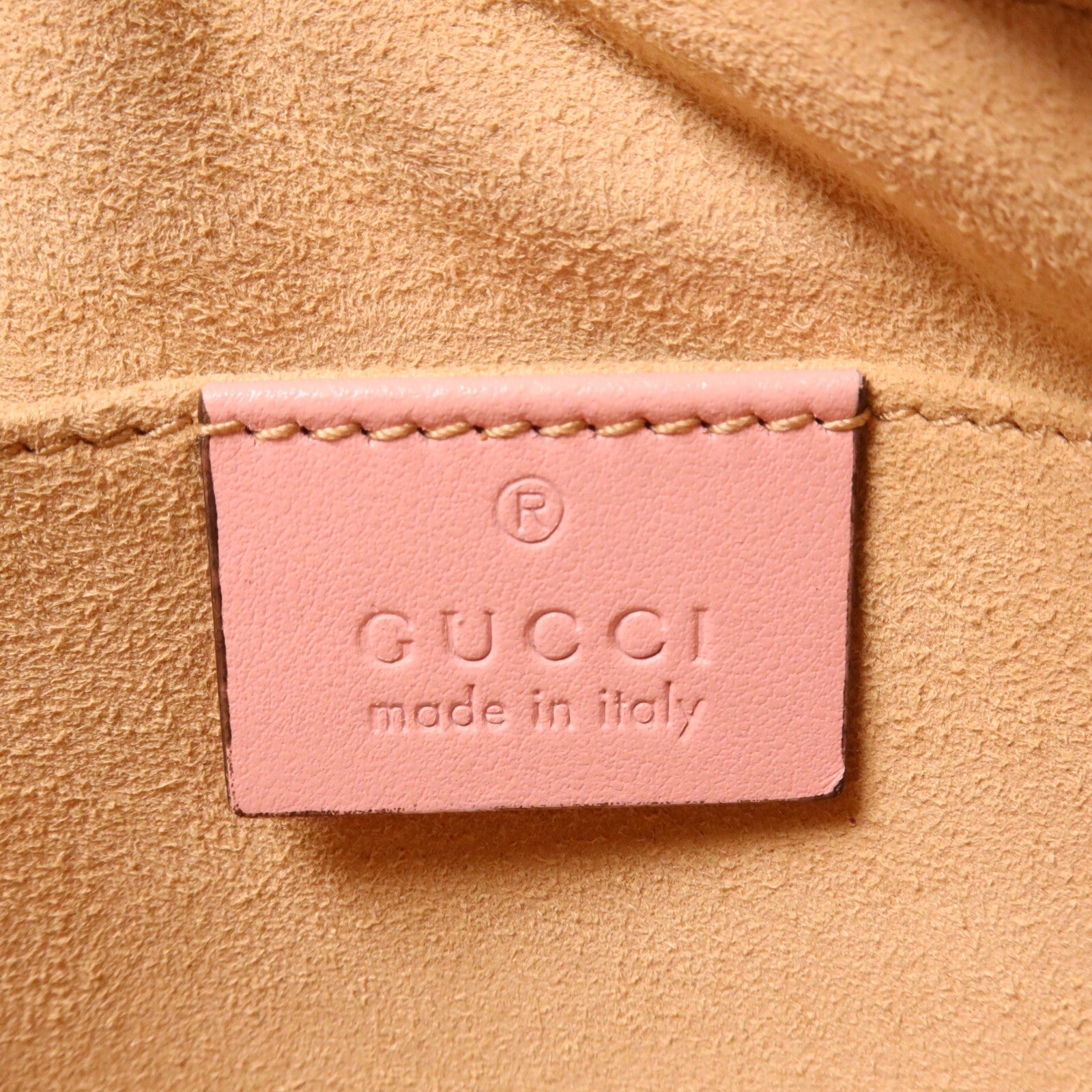 GUCCI 牛皮皮革GG Marmont Small鏈帶肩背袋