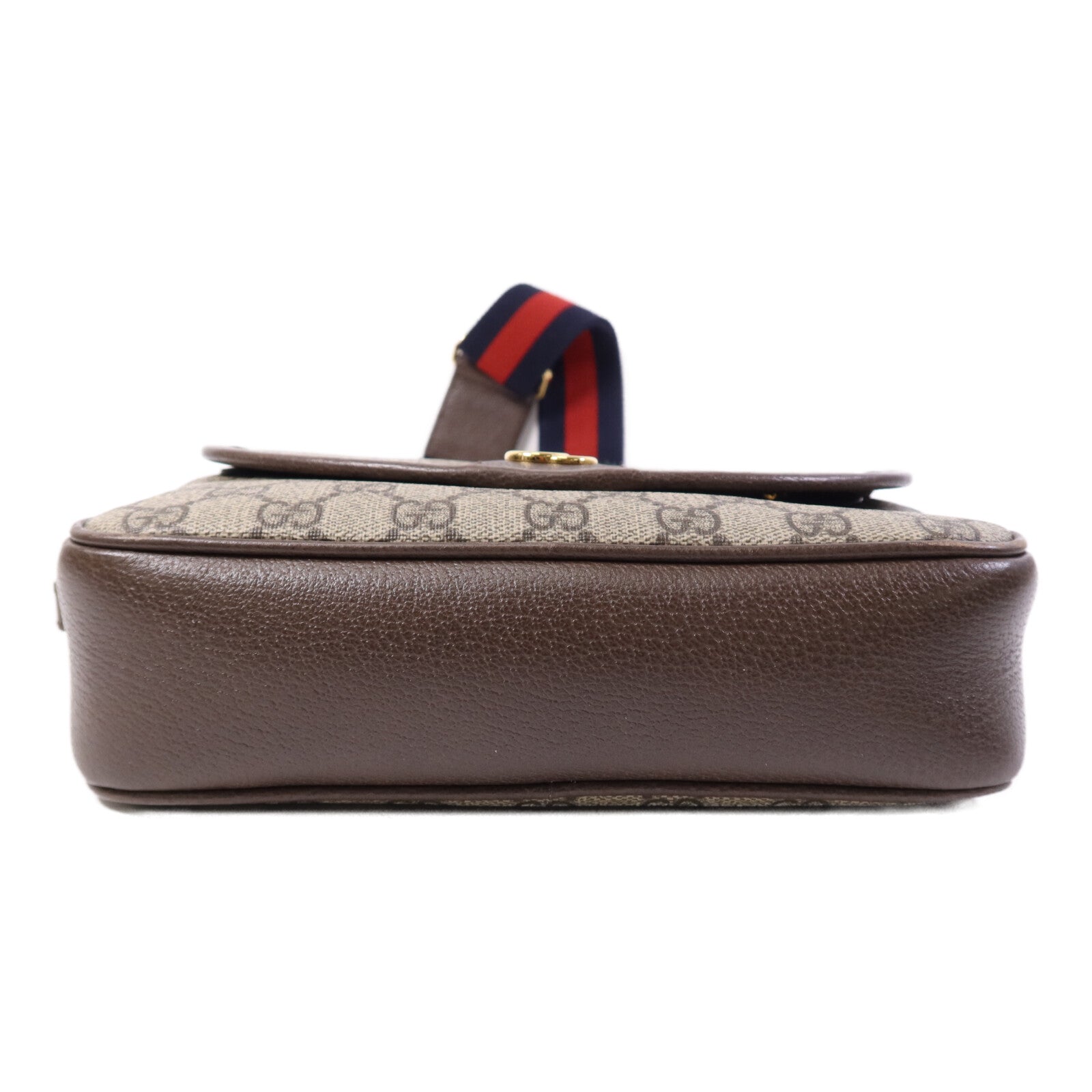 GUCCI 塗層帆布Ophidia GG金扣肩背袋