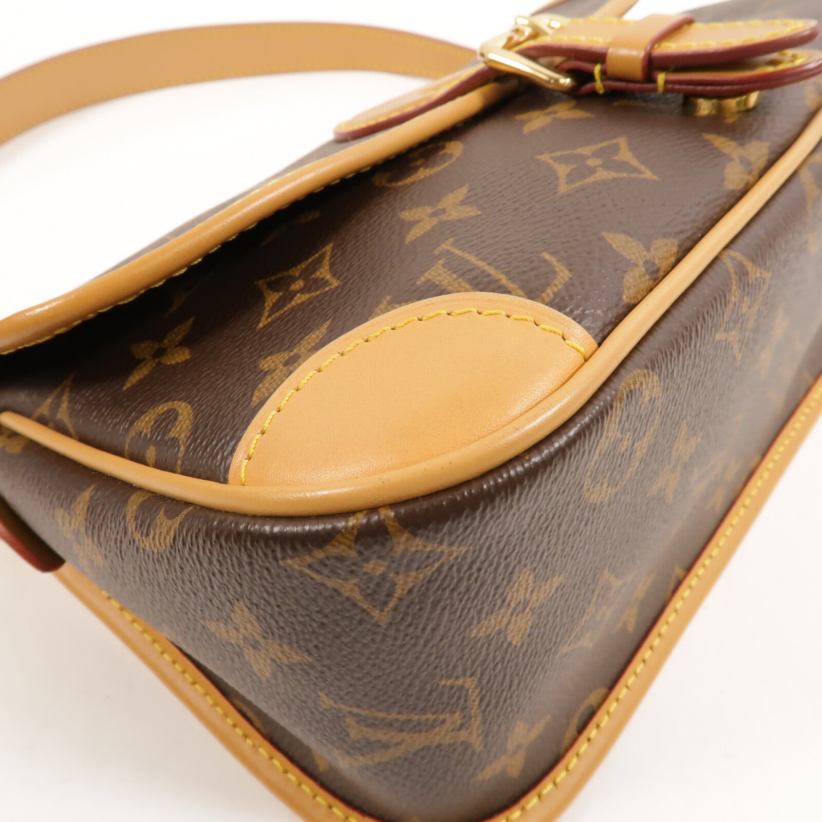 LOUIS VUITTON Monogram Diane金扣手挽肩背兩用袋