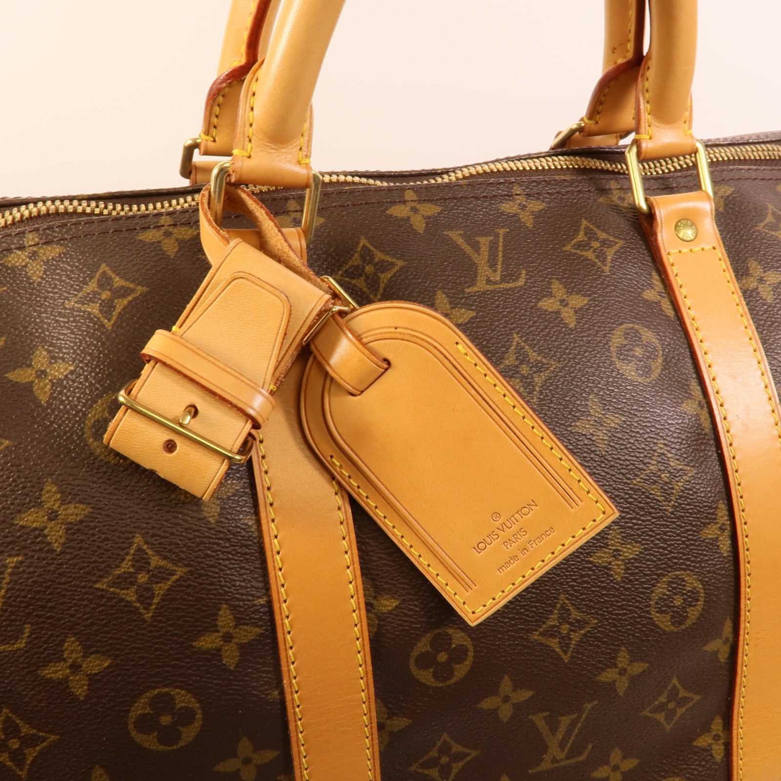 LOUIS VUITTON Monogram Keepall 60金扣手挽袋