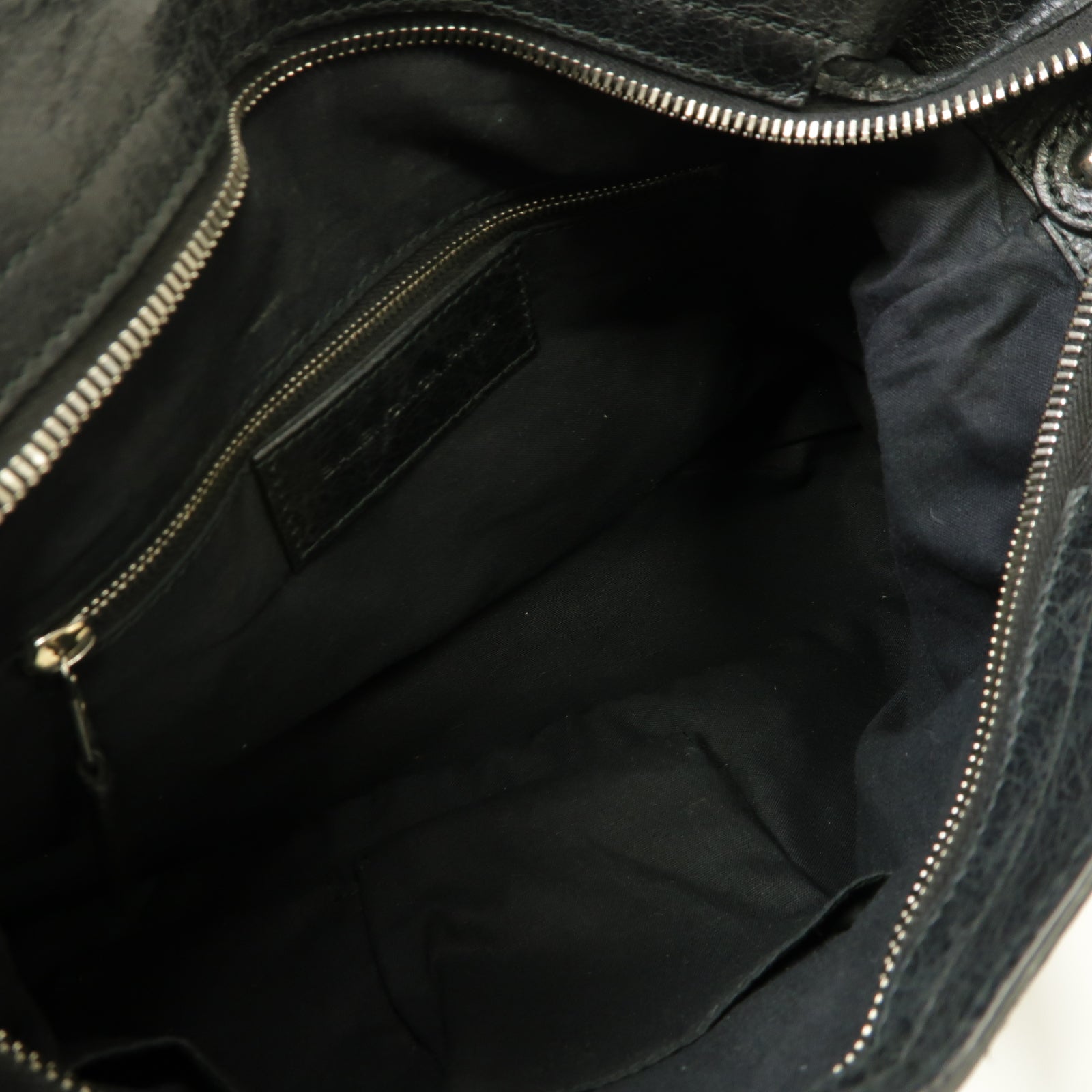 BALENCIAGA 牛皮皮革Giant Town銀扣手挽肩背兩用袋白色