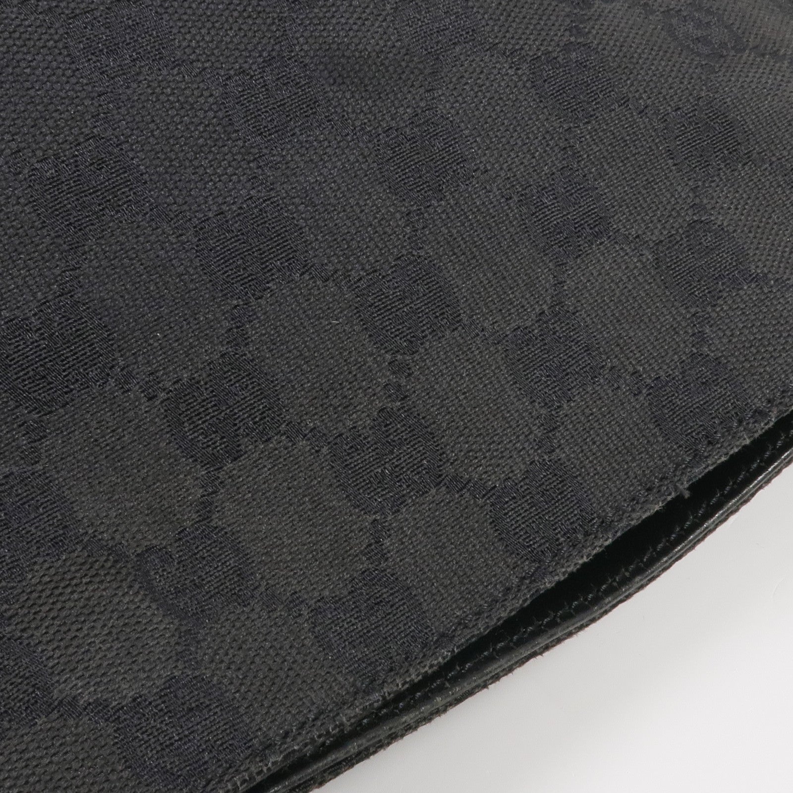 GUCCI 帆布Shoulder Bag銀扣肩背袋