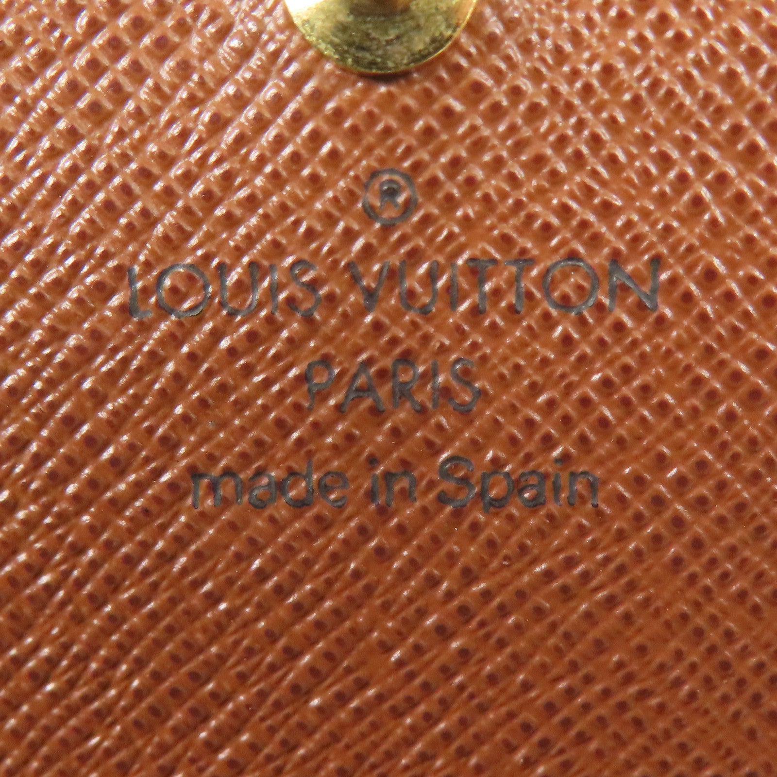 LOUIS VUITTON Monogram Porte Monnaie Tresor金扣錢包