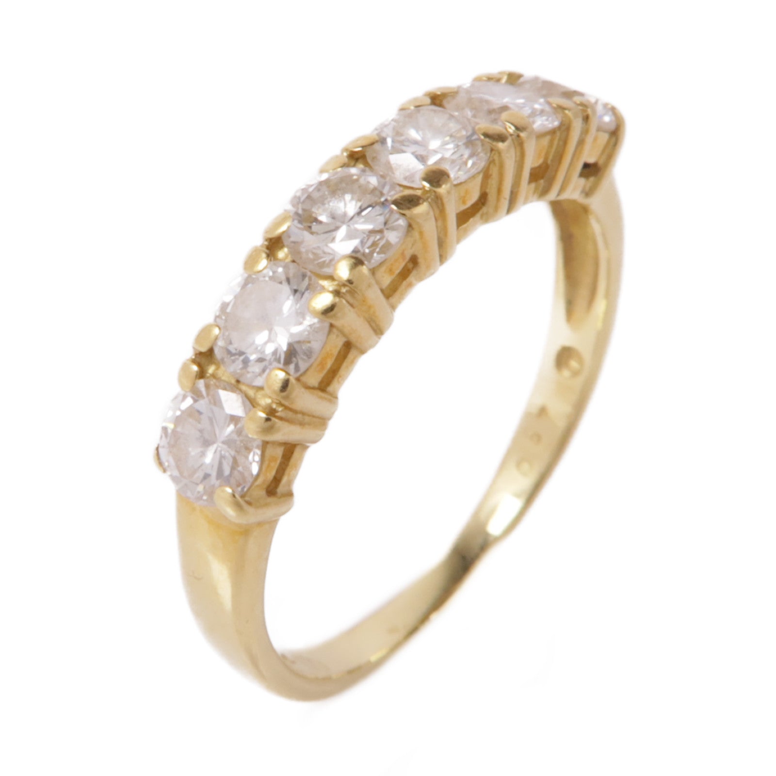 JEWELRY 【激減優惠】18K黃金Diamond Ring鑽石戒指US#5.5