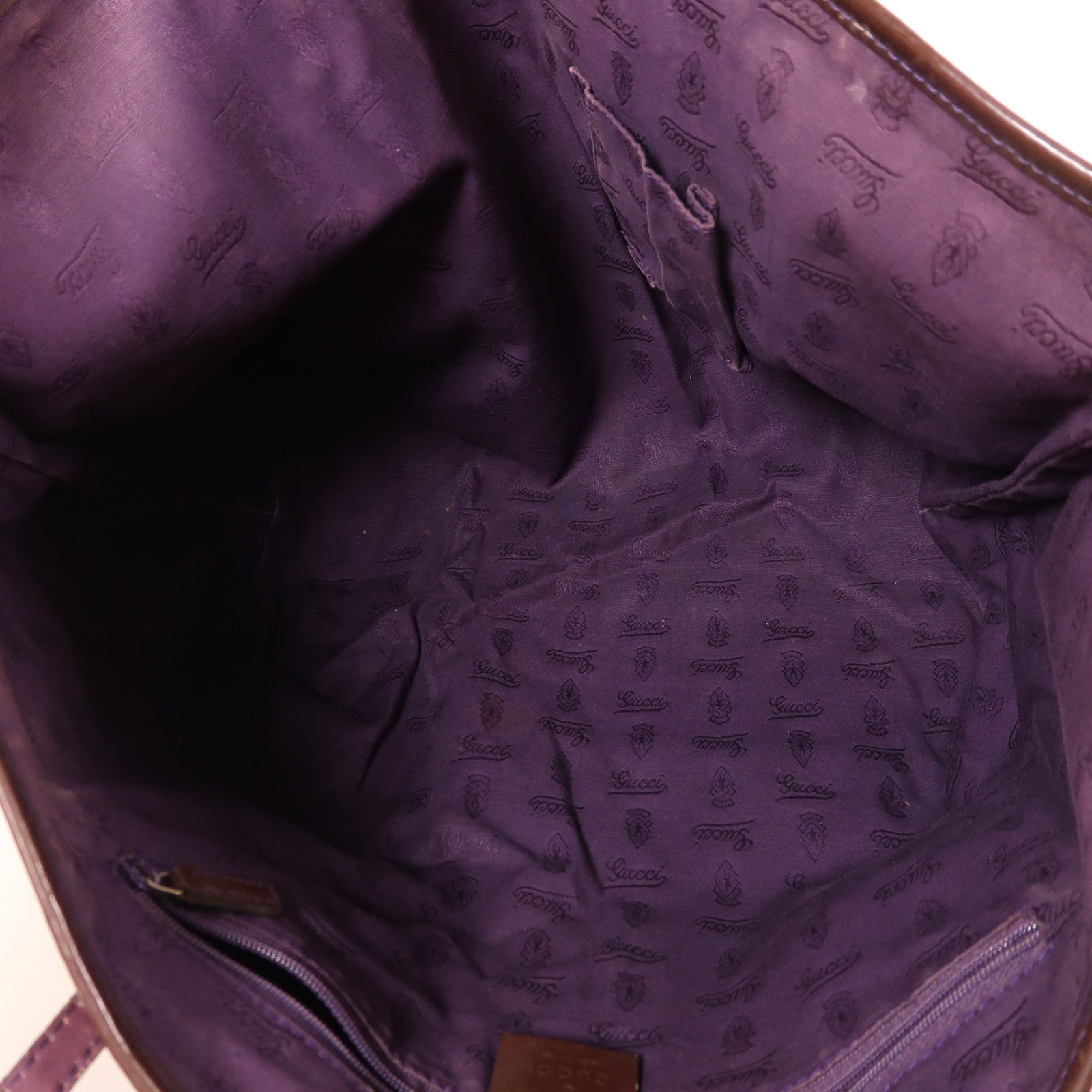 GUCCI 帆布Tote Bag金扣肩背袋