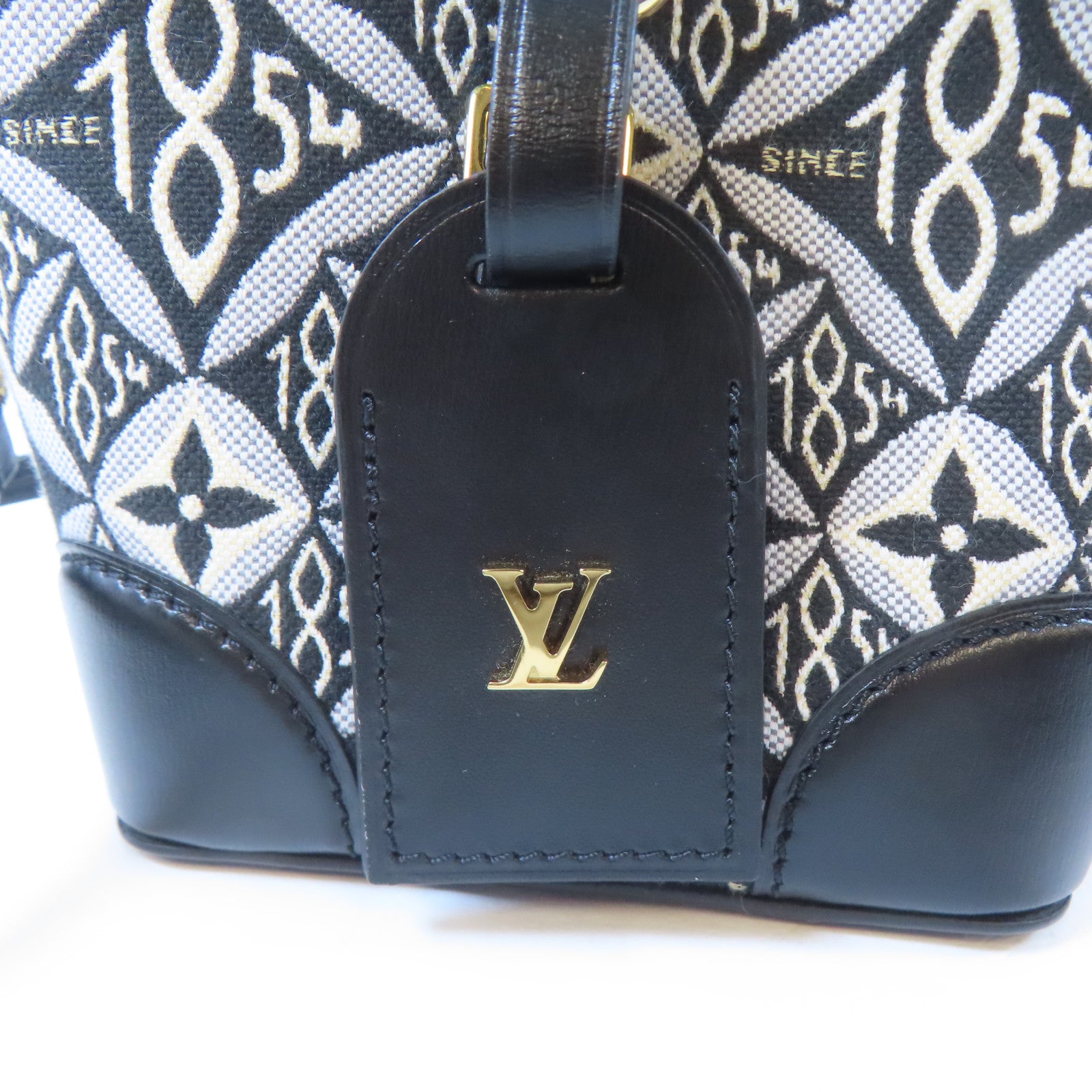LOUIS VUITTON Monogram Jacquard Since 1854 Noe Purse金扣肩背袋黑色