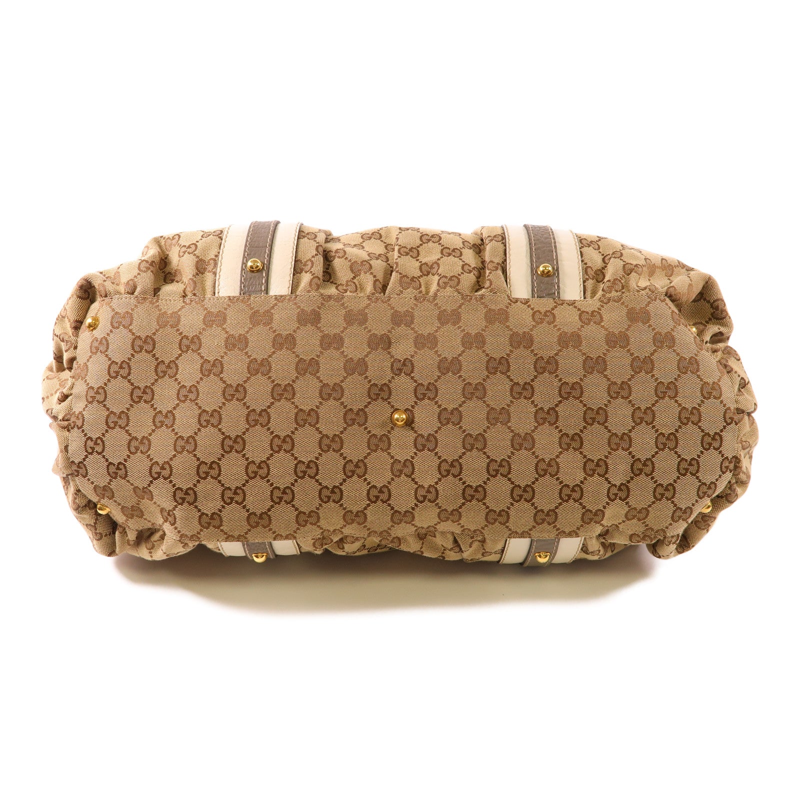 GUCCI 帆布Interlocking GG Tote Bag金扣肩背袋