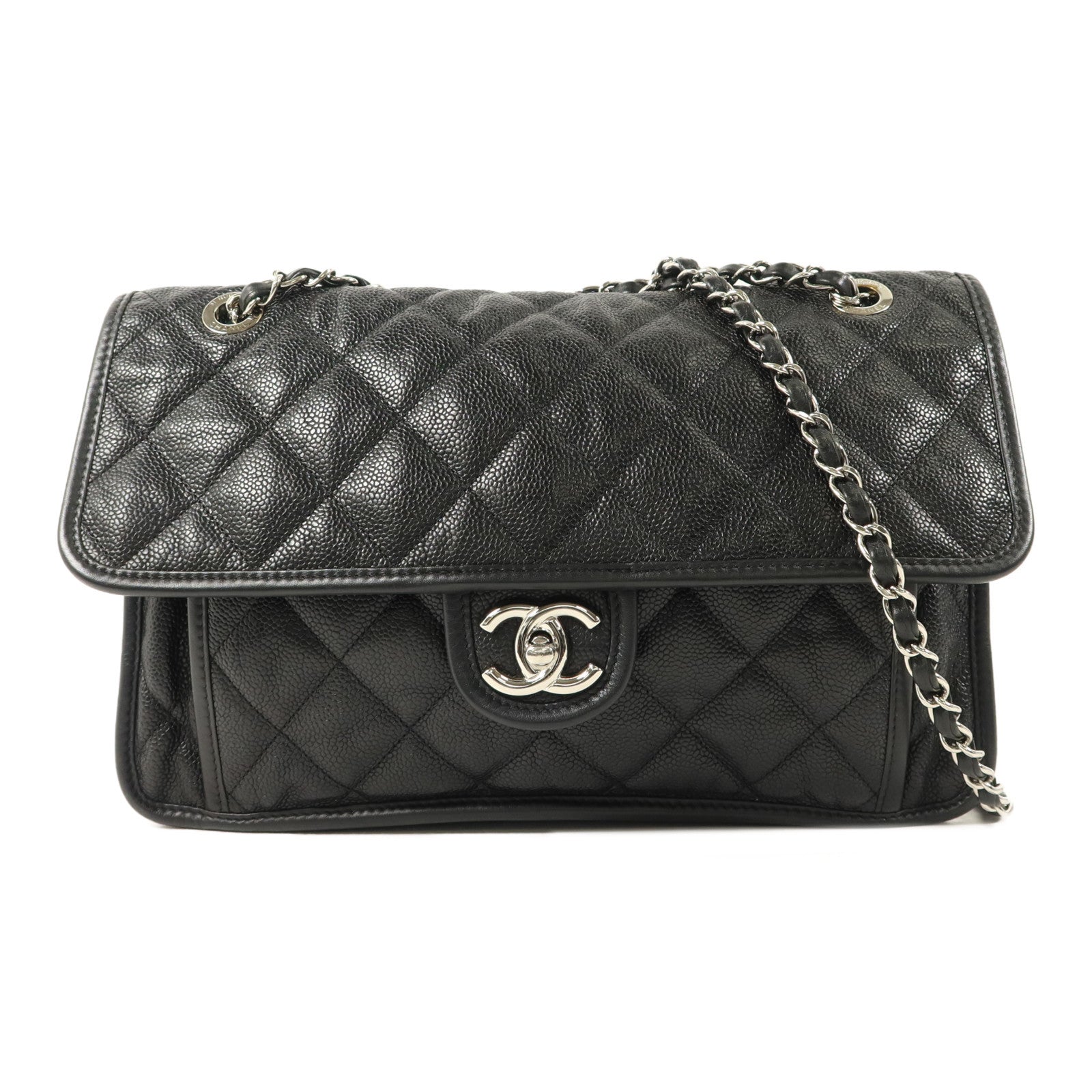 CHANEL 牛皮皮革Shoulder Bag鏈帶肩背袋