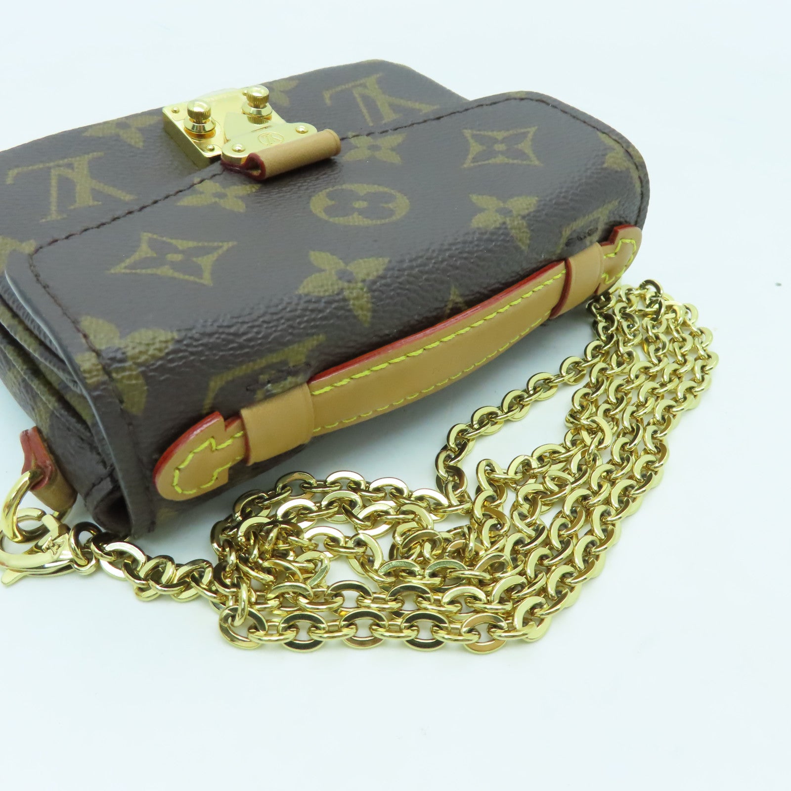 LOUIS VUITTON 【激減優惠】Monogram Micro Metis金扣手挽肩背兩用袋啡色