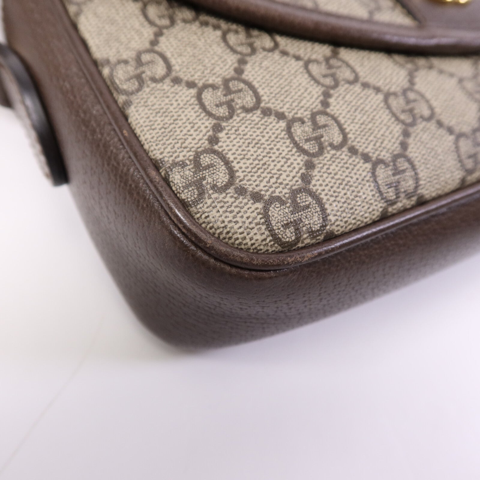 GUCCI 塗層帆布Ophidia GG金扣肩背袋