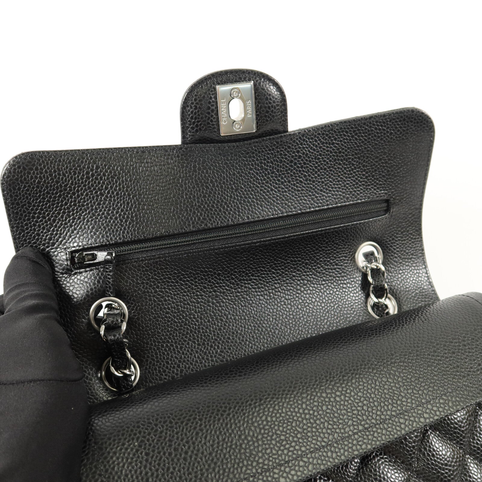 CHANEL 牛皮皮革Classic 23鏈帶肩背袋