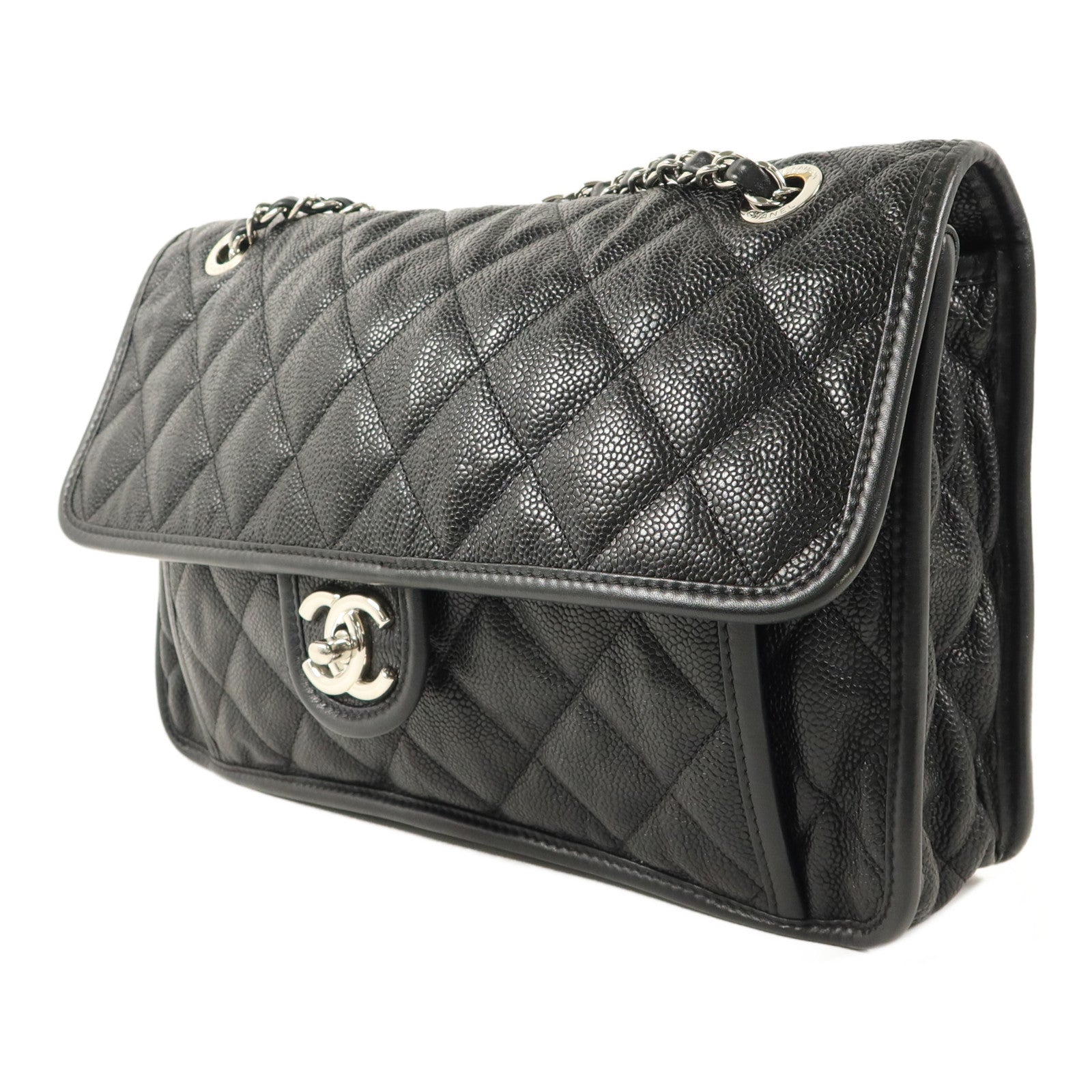 CHANEL 牛皮皮革Shoulder Bag鏈帶肩背袋