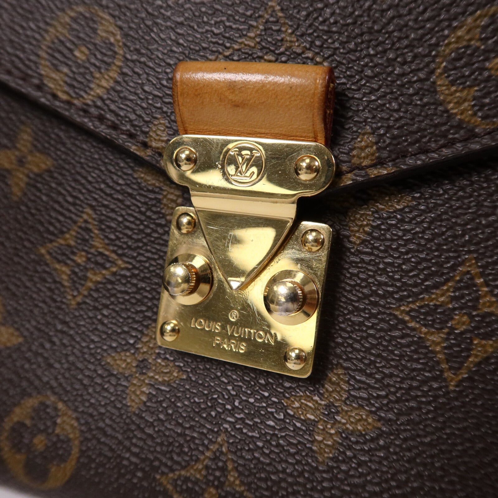 LOUIS VUITTON Monogram Pochette Metis MM金扣手挽肩背兩用袋
