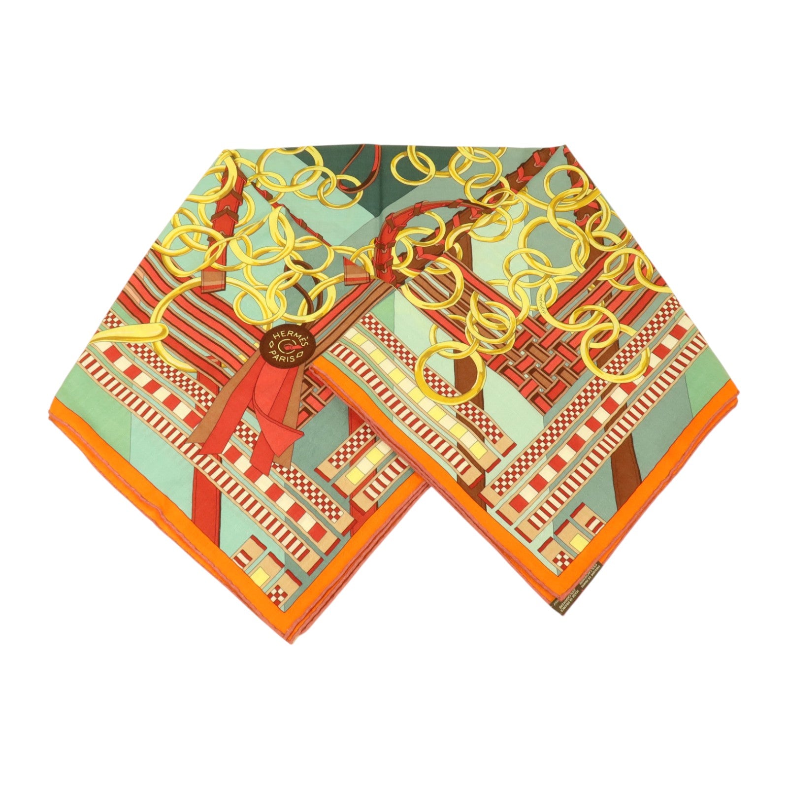 HERMES 羊絨/絲質Scarf 140X140cm絲巾