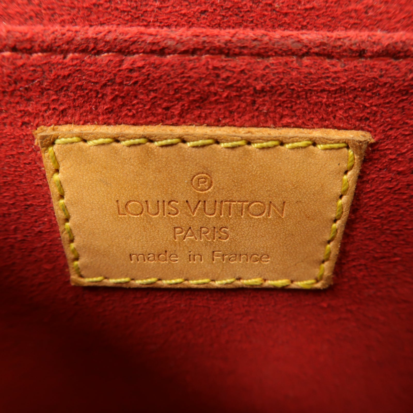 LOUIS VUITTON Monogram Tambourine金扣肩背袋棕色