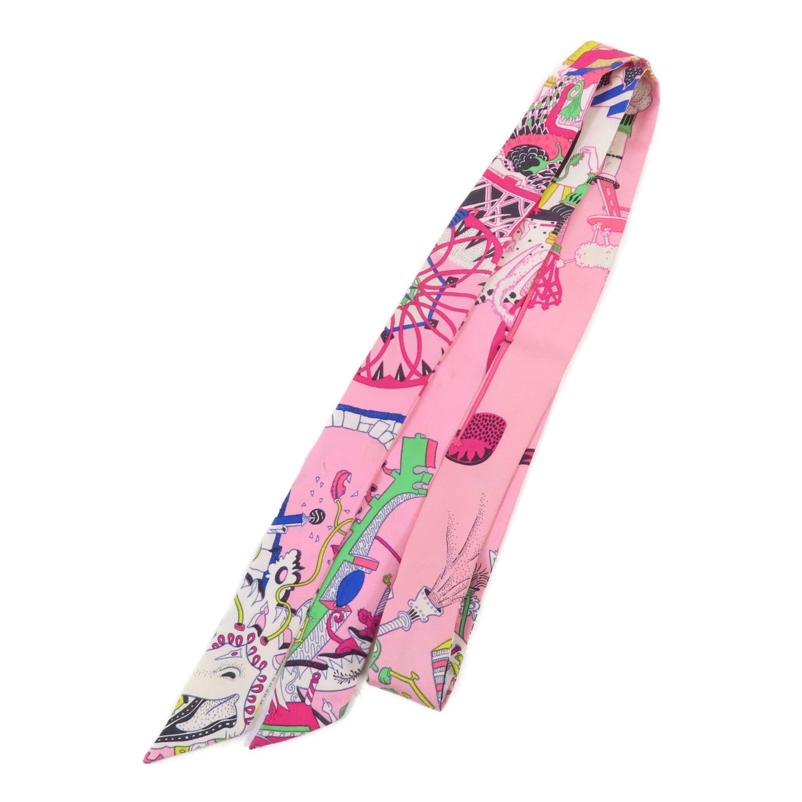 HERMES 絲質Jeu De Soie Twillon絲巾