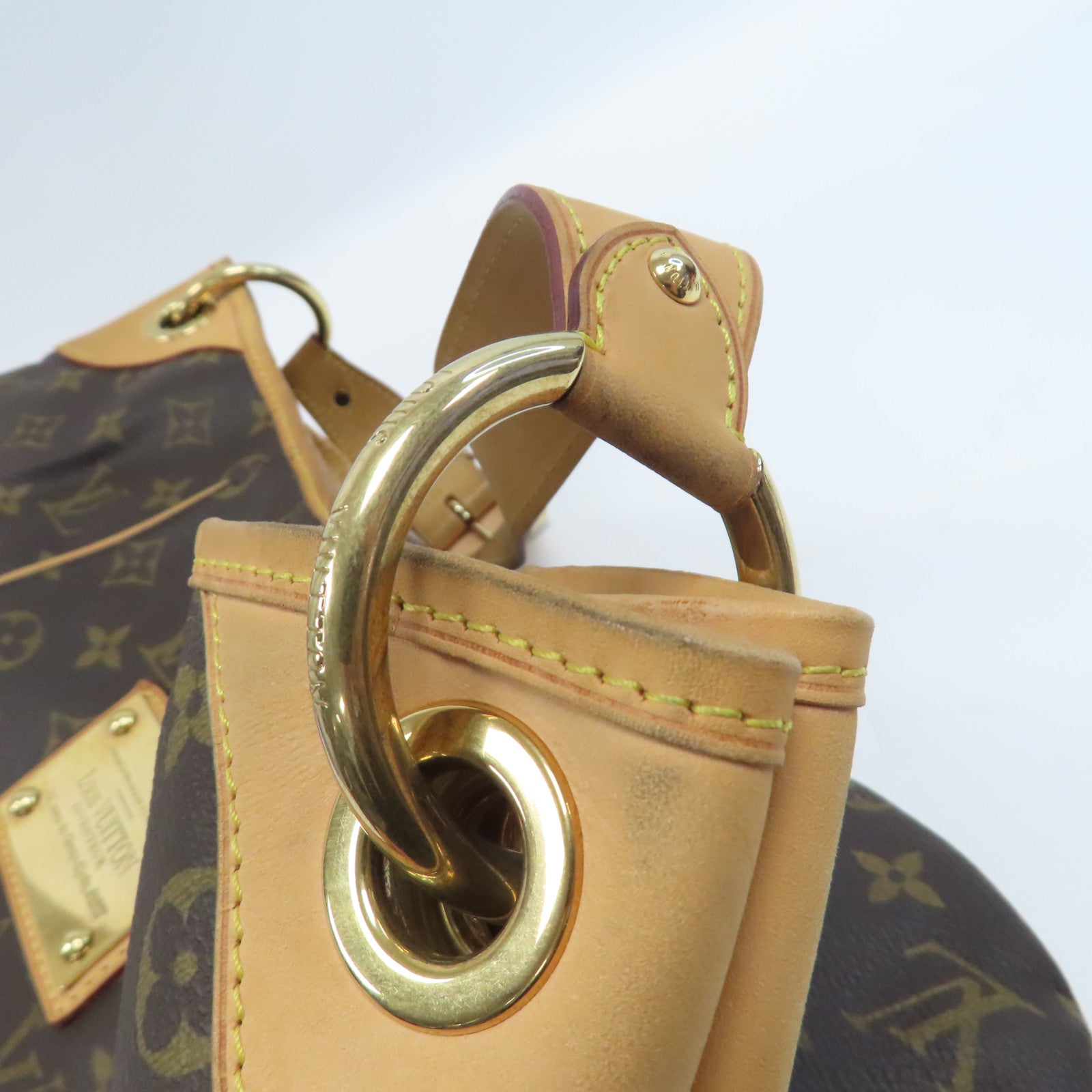 LOUIS VUITTON 【激減優惠】Monogram Galliera PM金扣肩背袋啡色