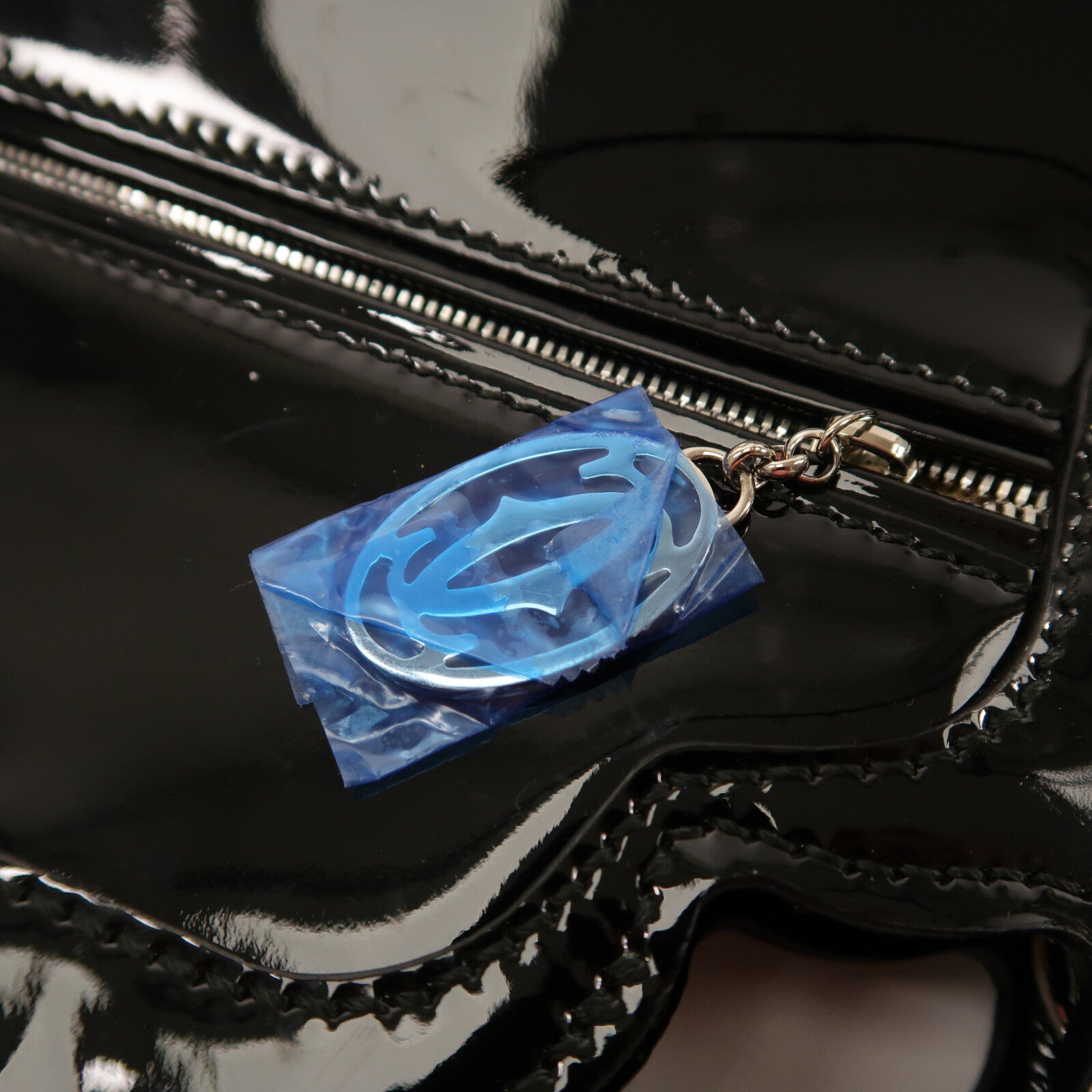 CARTIER 漆皮皮革Shoulder Bag肩背袋