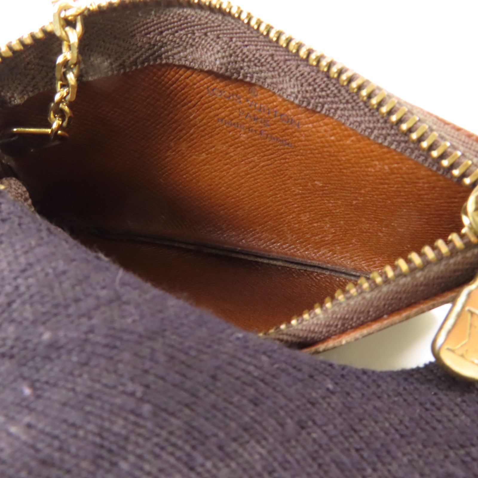 LOUIS VUITTON Monogram Key Pouch金扣鎖匙包
