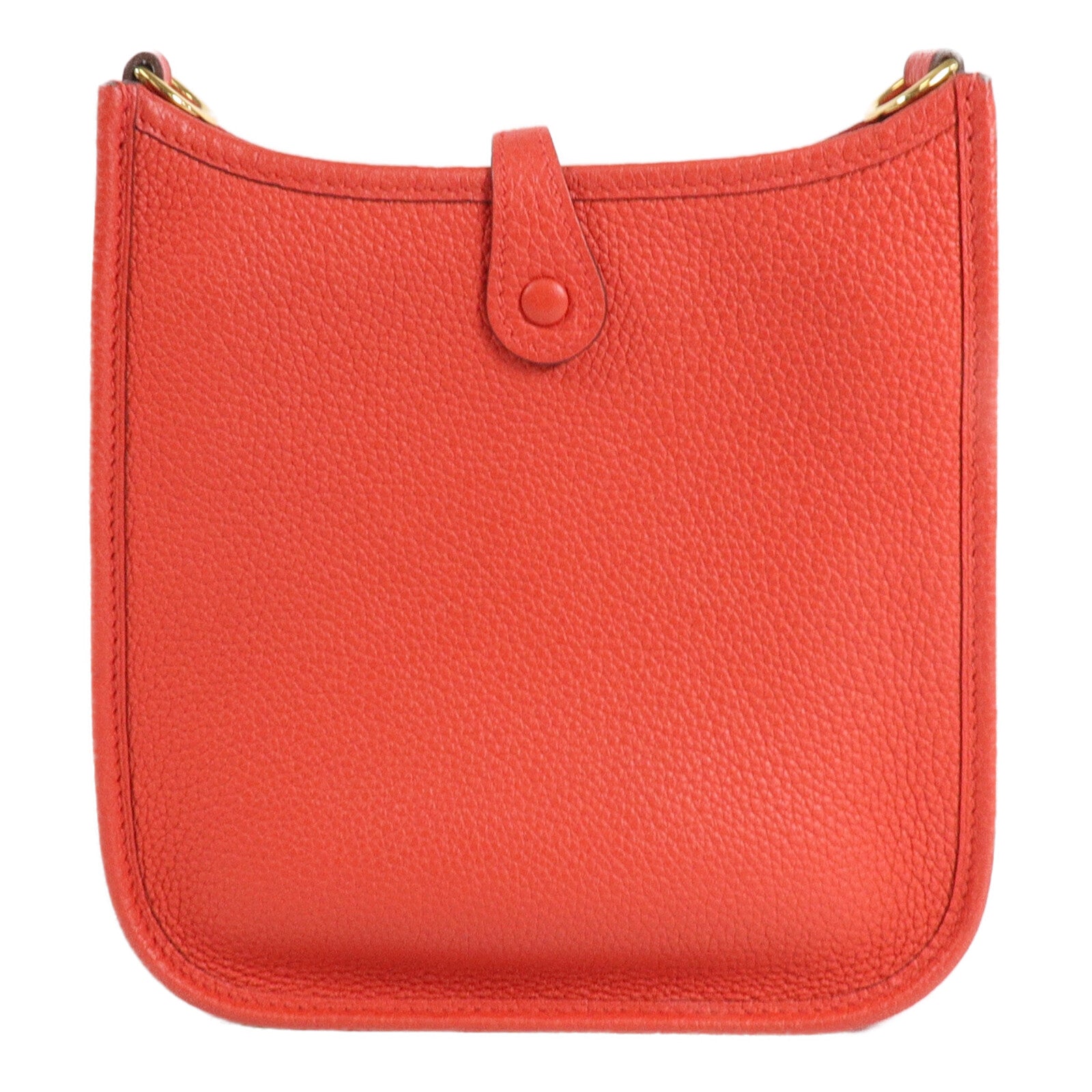 HERMES Clemence皮革Evelyne TPM肩背袋Rouge de Coeur
