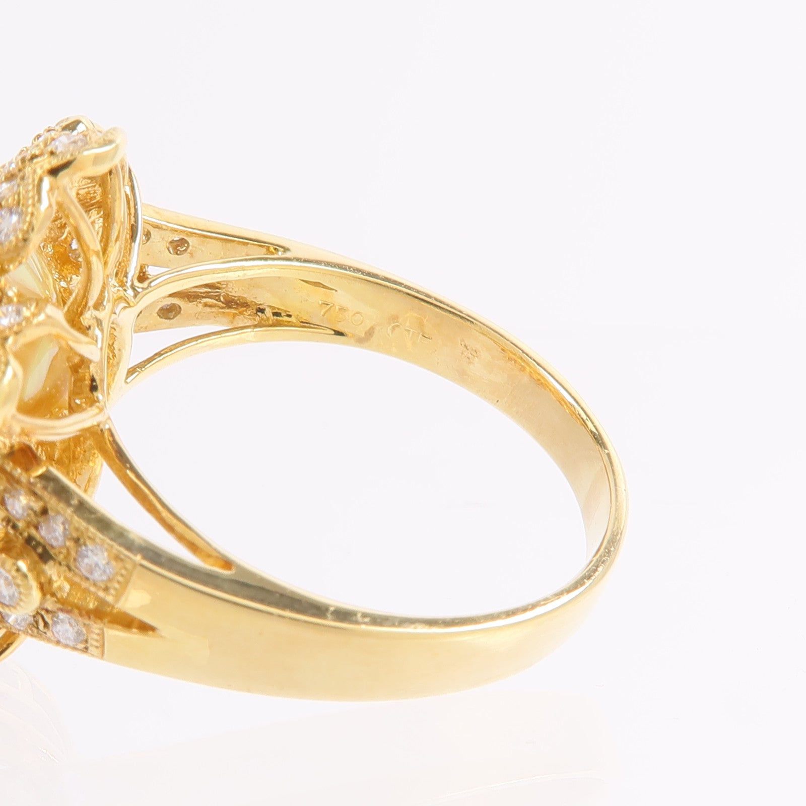 JEWELRY 18K黃金Pearl Diamond Ring珍珠/鑽石戒指
