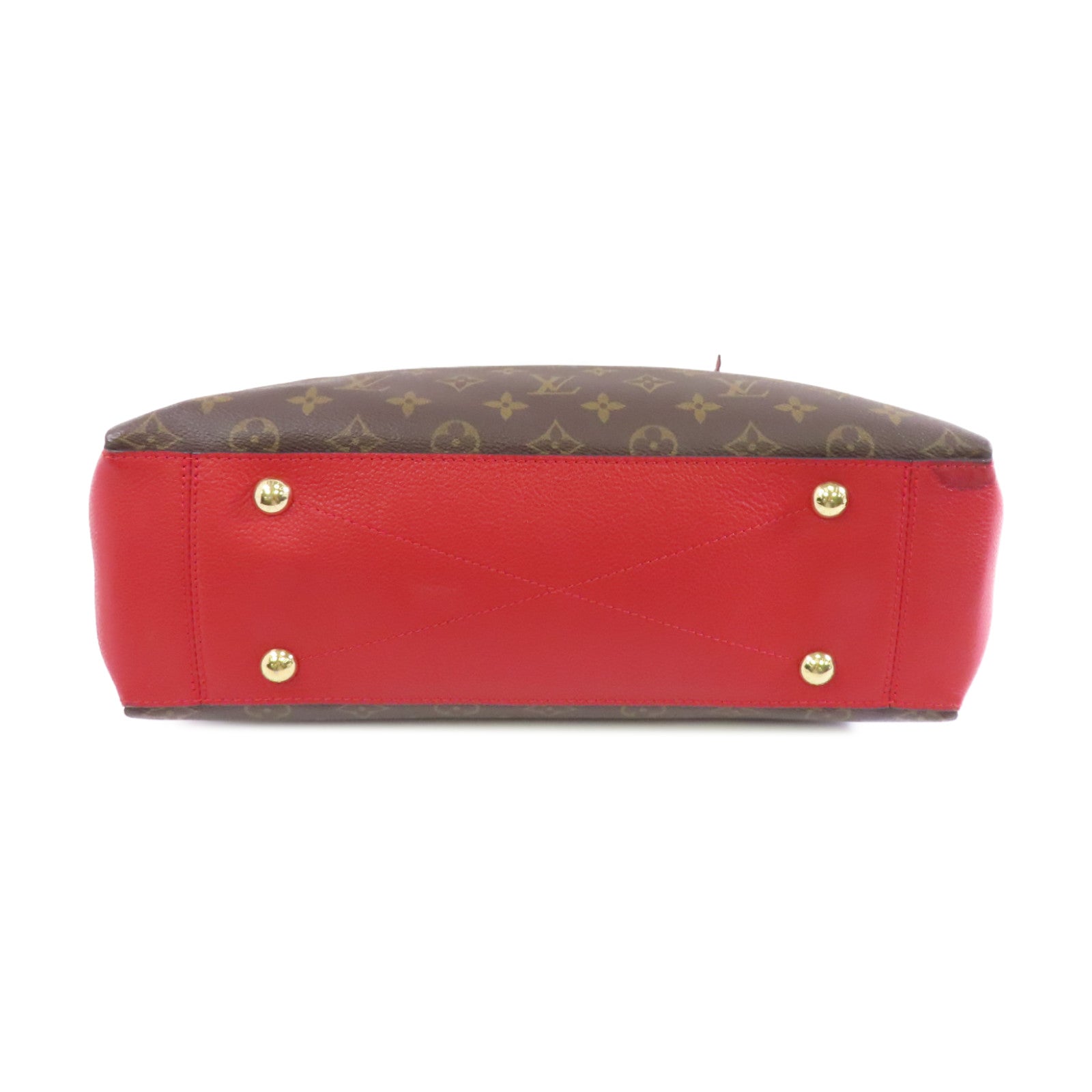 LOUIS VUITTON Monogram Surene MM金扣鏈帶肩背袋啡色