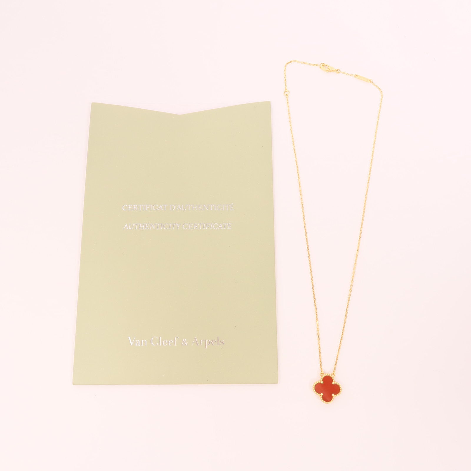 Van Cleef & Arpels 18K黃金Vintage Alhambra項鍊