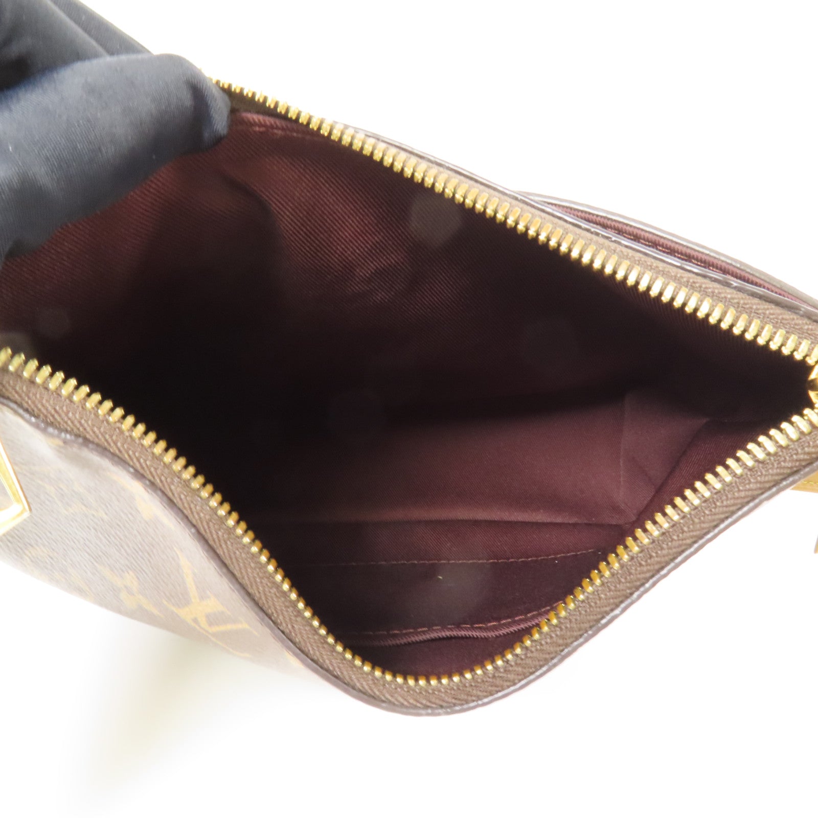 LOUIS VUITTON Monogram Odeon PM金扣手挽袋