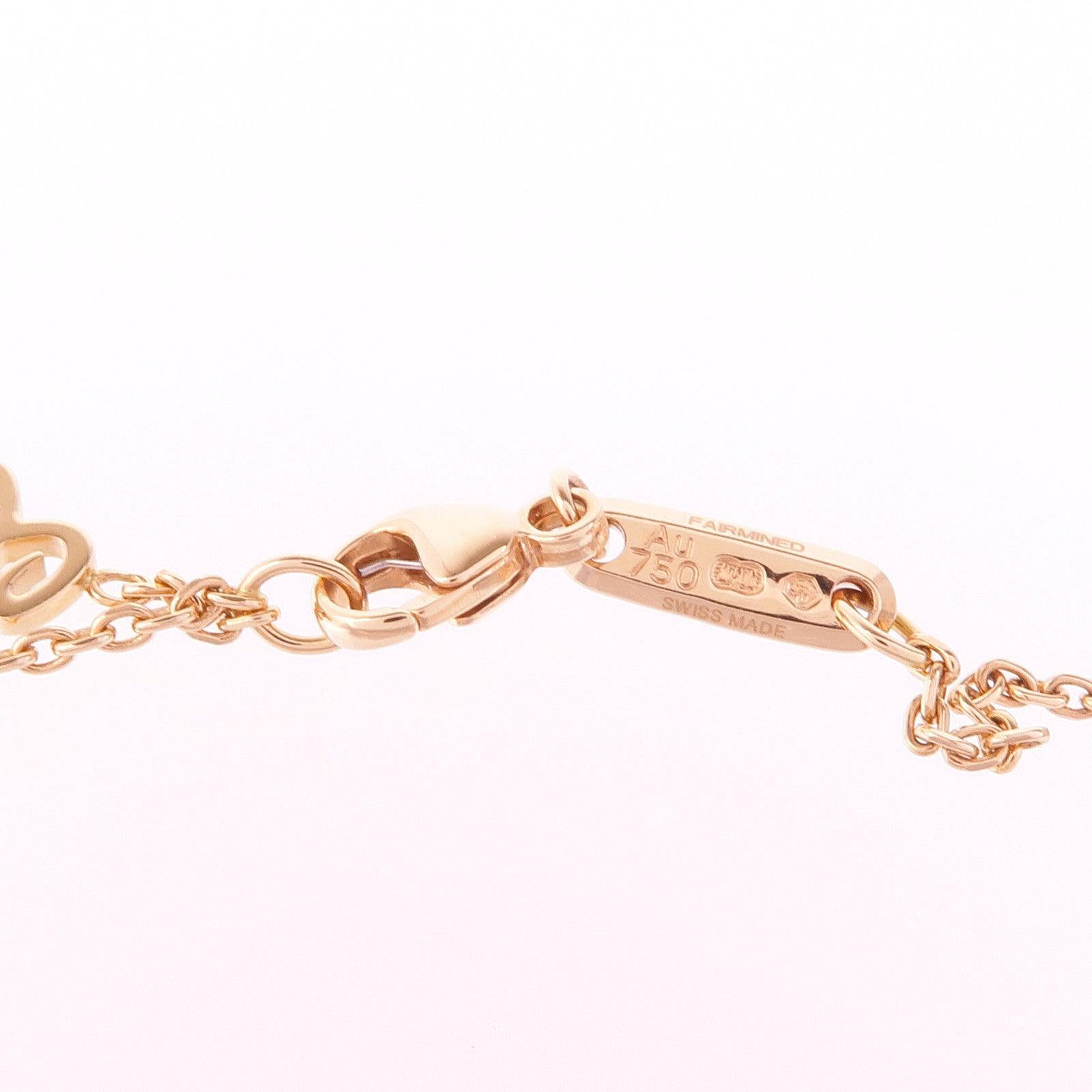 Chopard 18K玫瑰金/白金Ice Cube Pure Two-Tone項鍊