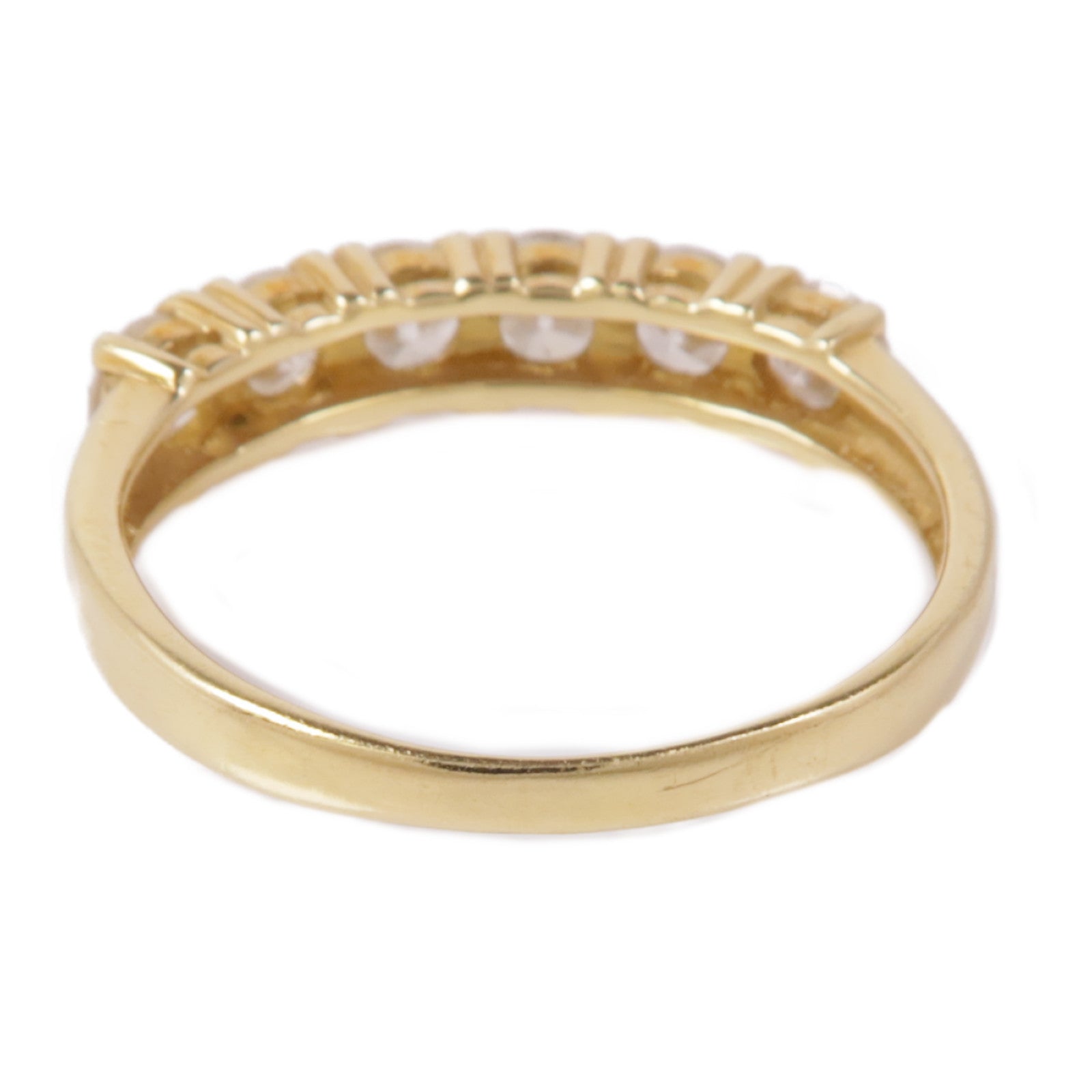 JEWELRY 【激減優惠】18K黃金Diamond Ring鑽石戒指US#5.5