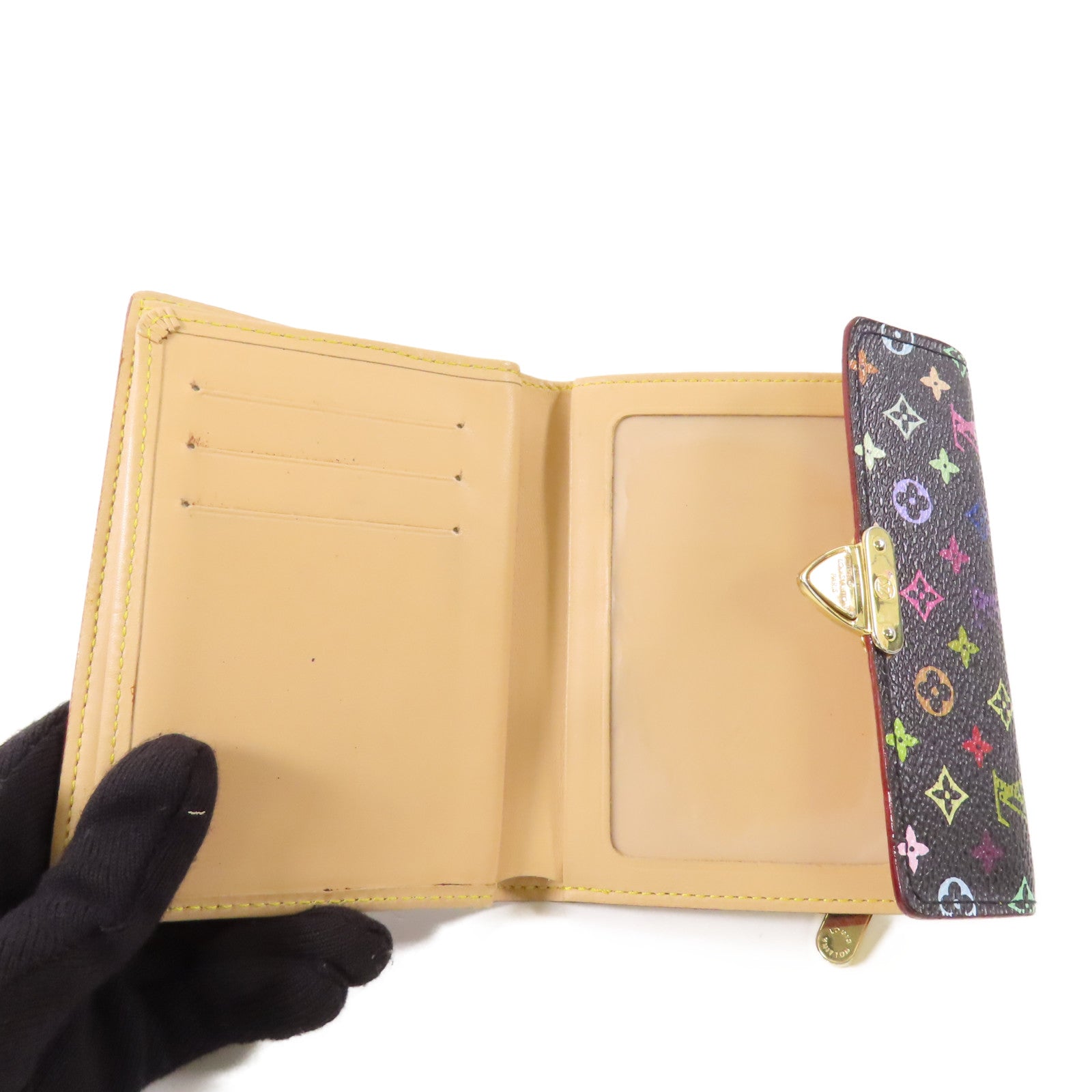 LOUIS VUITTON Monogram Multicolore Wallet金扣錢包