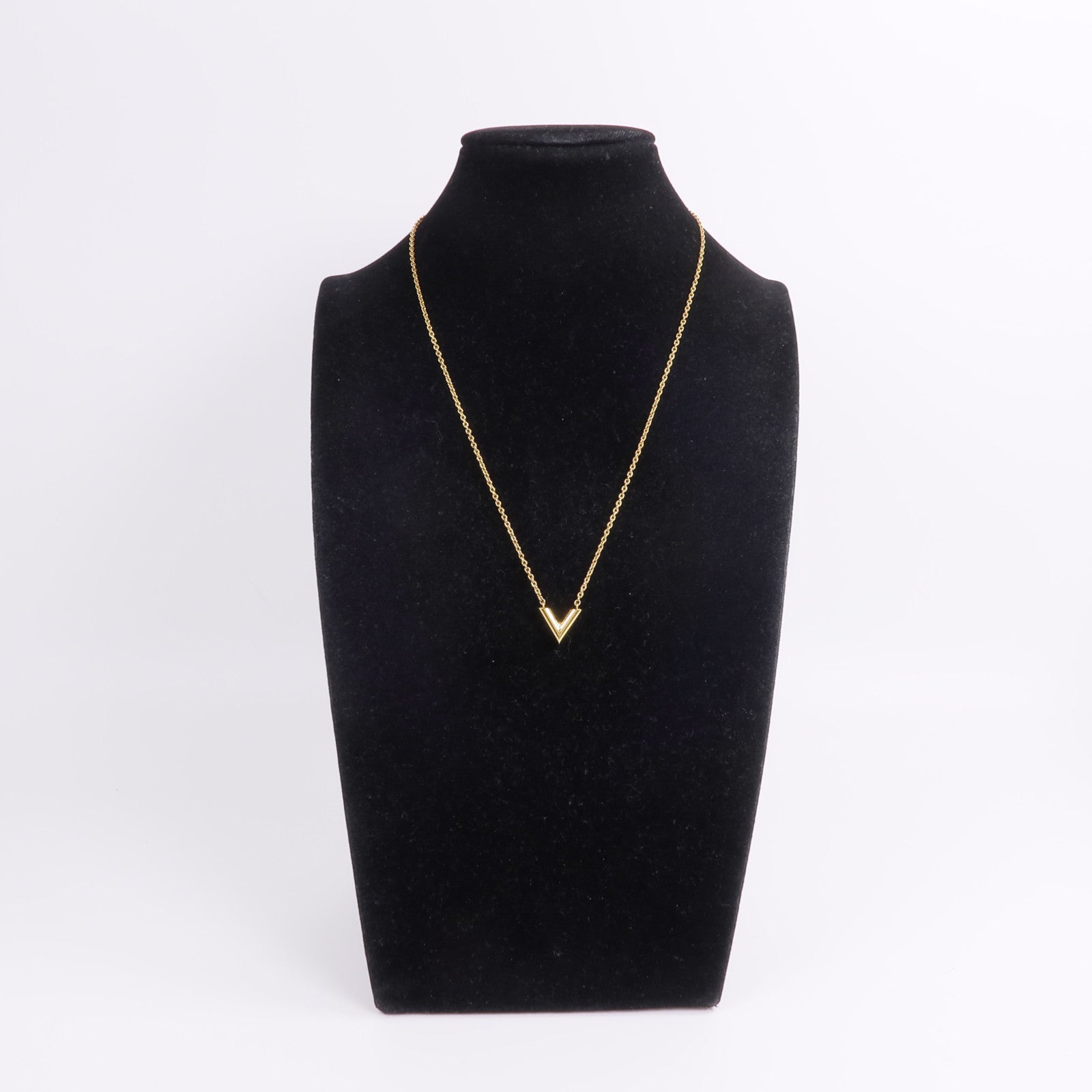 LOUIS VUITTON 金屬Essential V Necklace項鍊
