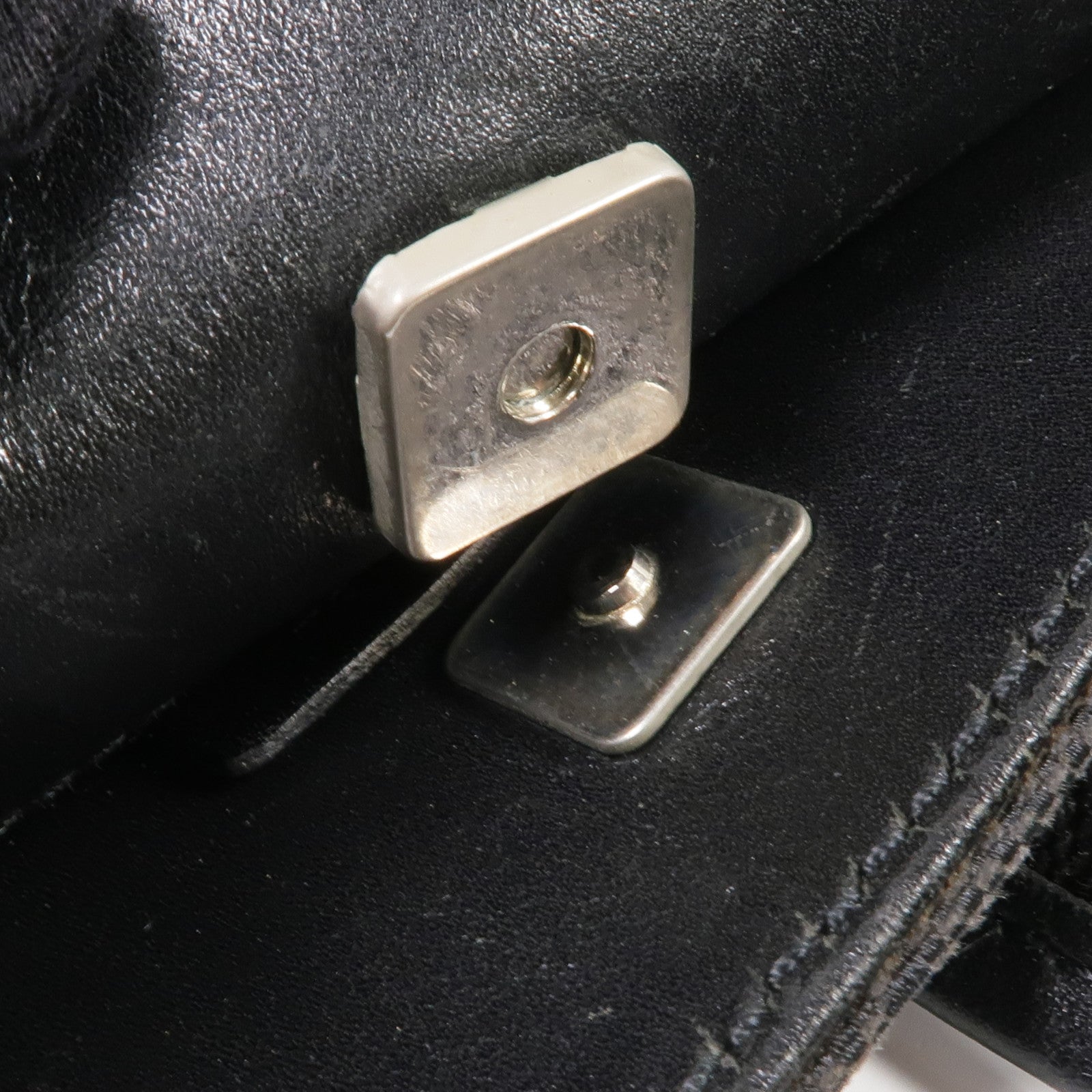 GUCCI 帆布Shoulder Bag銀扣肩背袋