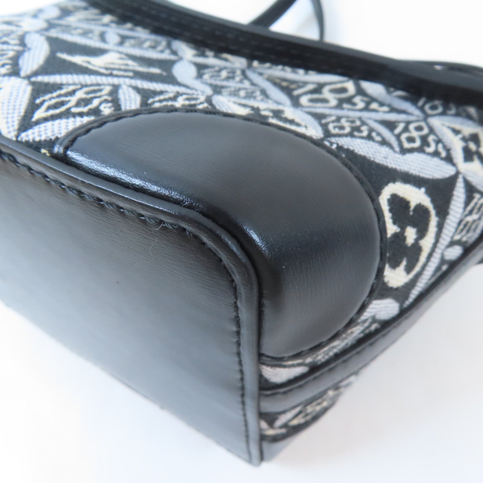 LOUIS VUITTON Monogram Jacquard Since 1854 Noe Purse金扣肩背袋黑色