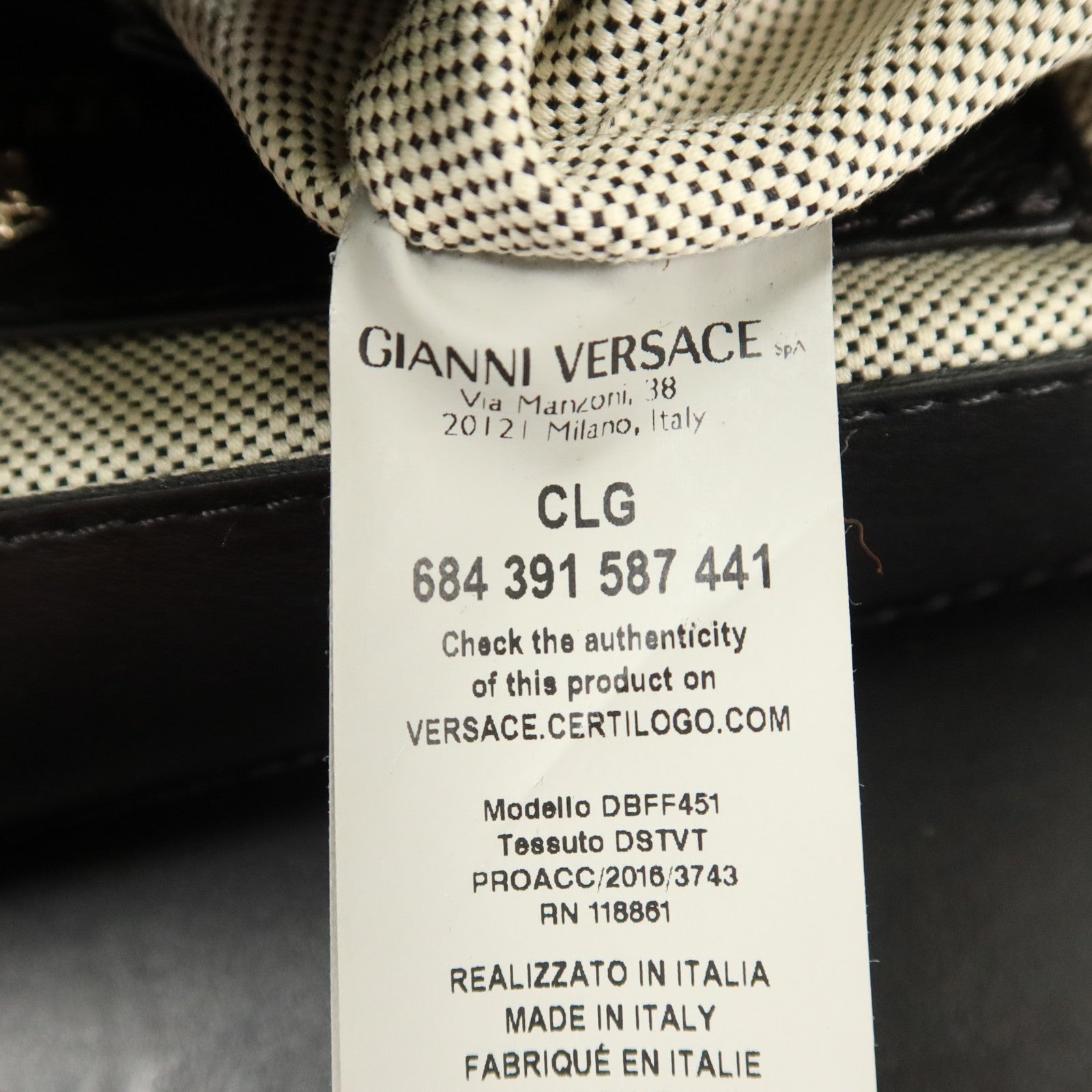 VERSACE 牛皮皮革Medusa Shoulder金扣肩背袋