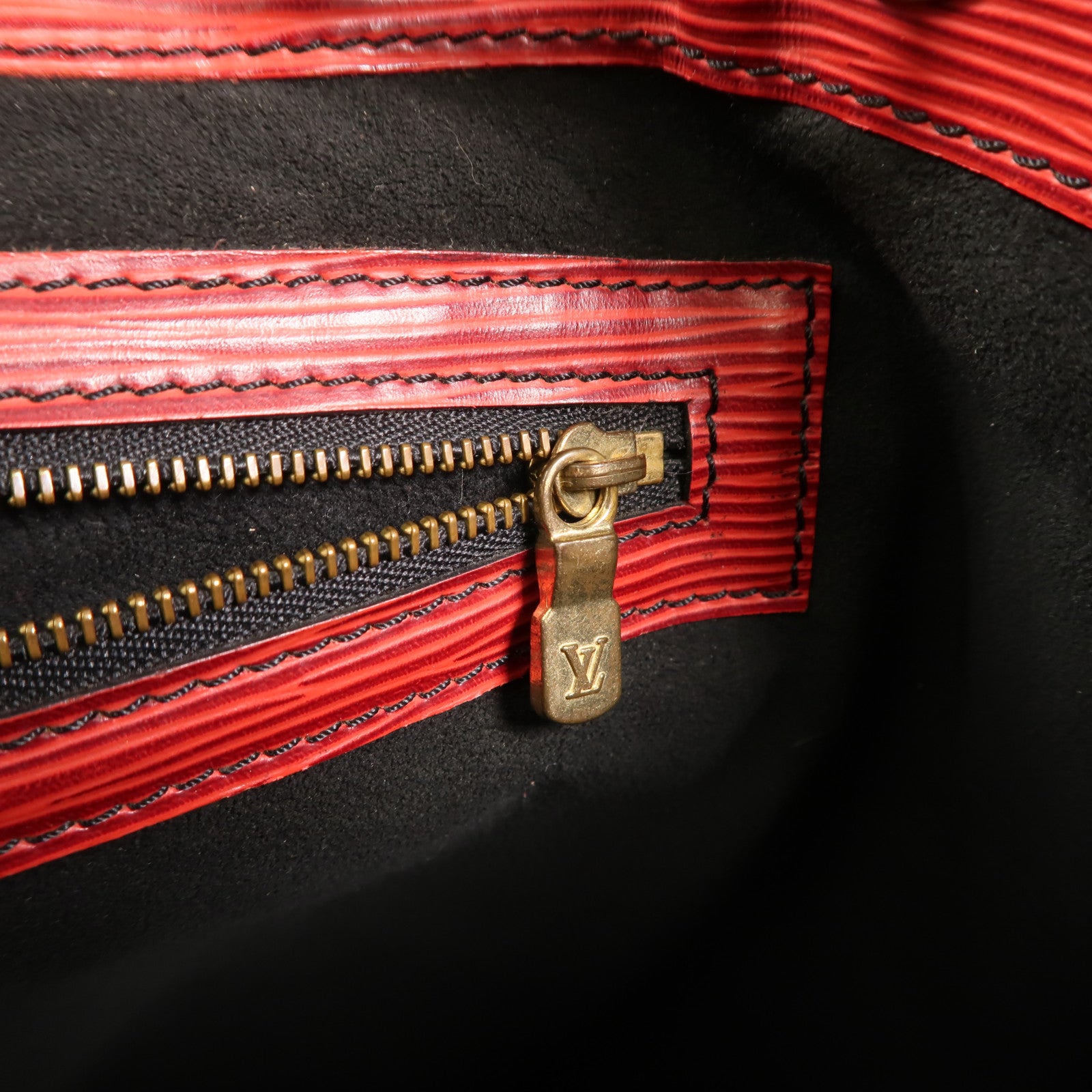 LOUIS VUITTON Epi Petit Noe肩背袋紅色